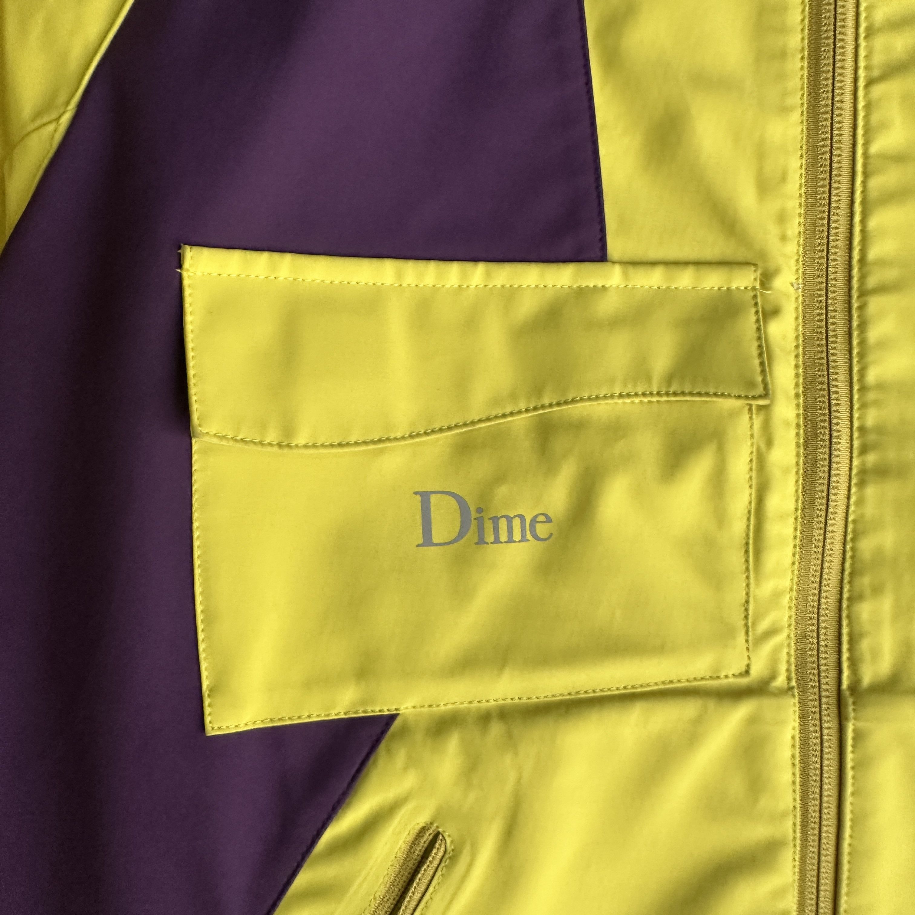 Dime Dime MTL Geometric Windbreaker Jacket Mens Small Lightweight Size US S / EU 44-46 / 1 - 6 Thumbnail