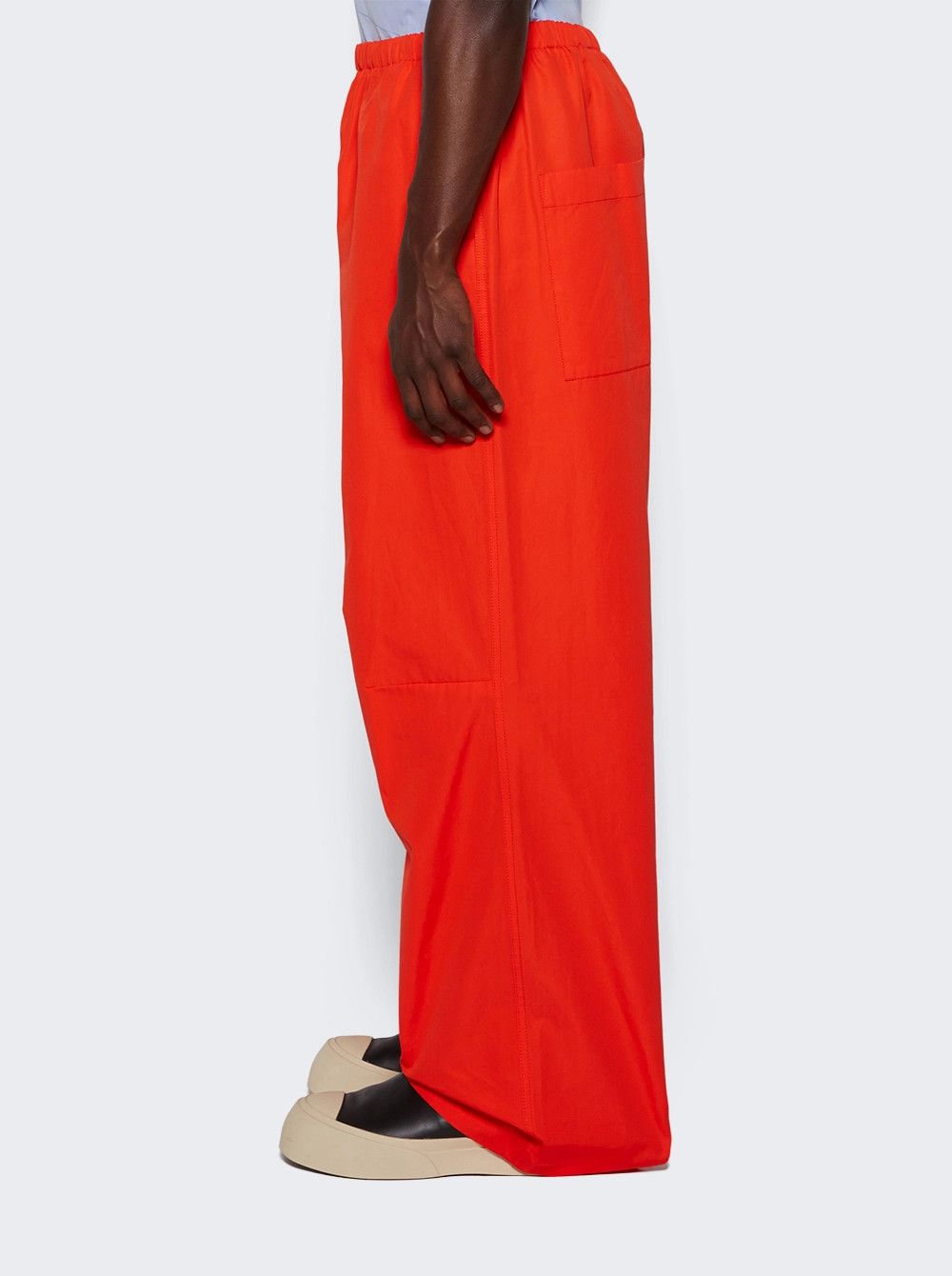 Gucci o1loc1c0925 Cotton Poplin Skater Pant in Red Size US 32 / EU 48 - 3 Thumbnail