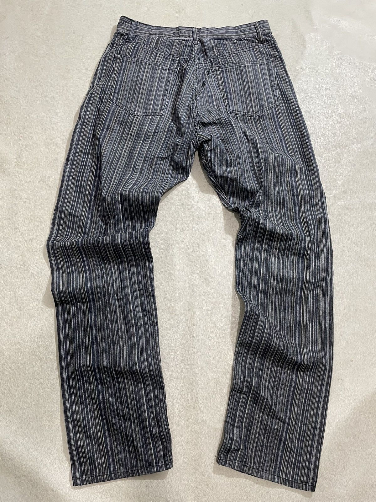 If Six Was Nine × Japanese Brand × Le Grande Bleu (L.G.B.) Rootthree Straight hickory jeans Size US 29 - 4 Thumbnail