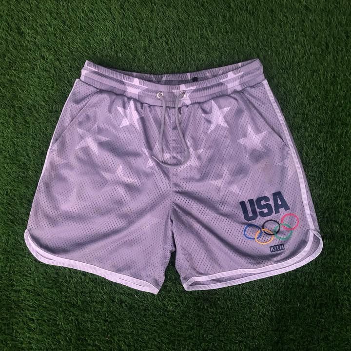 Kith × USA Olympics Kith Team USA Stars Jordan mesh shorts Size US 32 / EU 48 - 1 Thumbnail