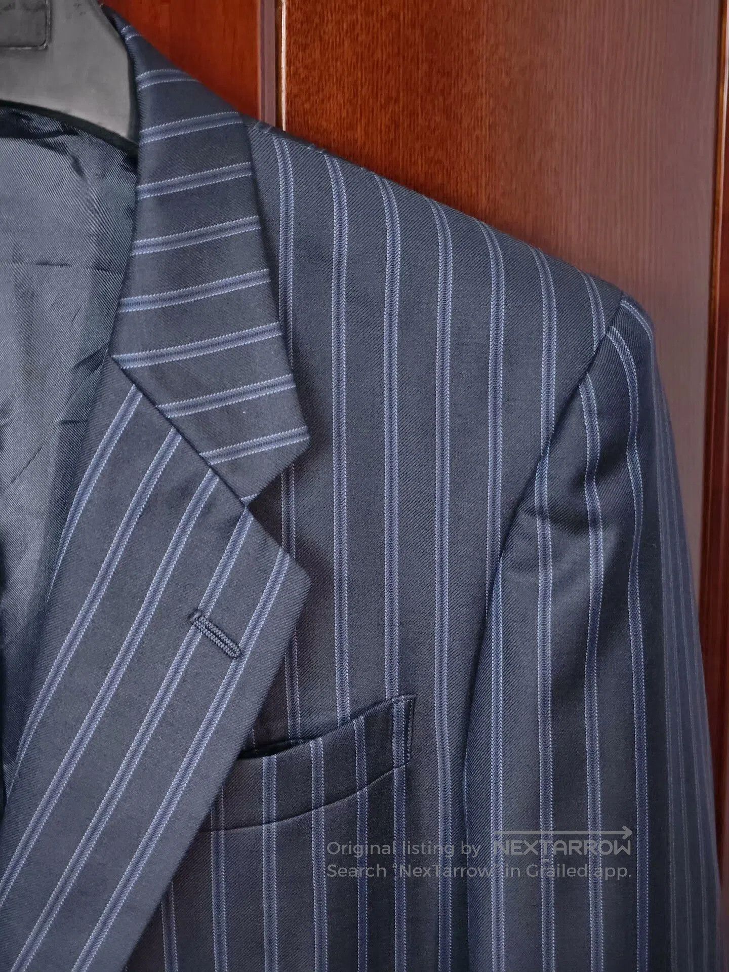 Japanese Brand Dormeuil Custom Wool Suit Jacket. Size US L / EU 52-54 / 3 - 2 Thumbnail