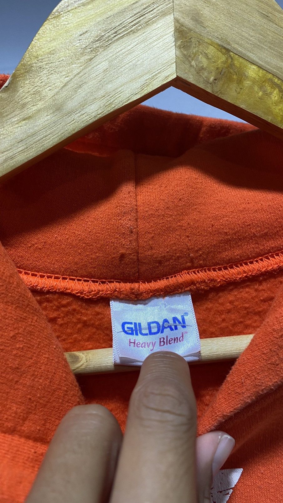 Gildan × Vintage Vintage Orange Pullover Hoodie Bobcats Size US S / EU 44-46 / 1 - 6 Thumbnail