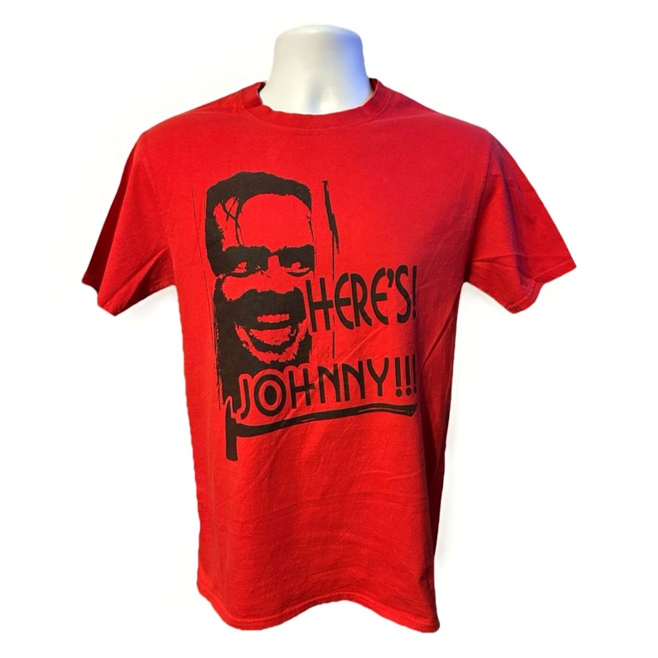 Anvil VINTAGE The Shining Here’s Johnny Movie Shirt Unisex Adults M Red Jack Nicholson Kubrick Graphic Tee Size US M / EU 48-50 / 2 - 4 Thumbnail