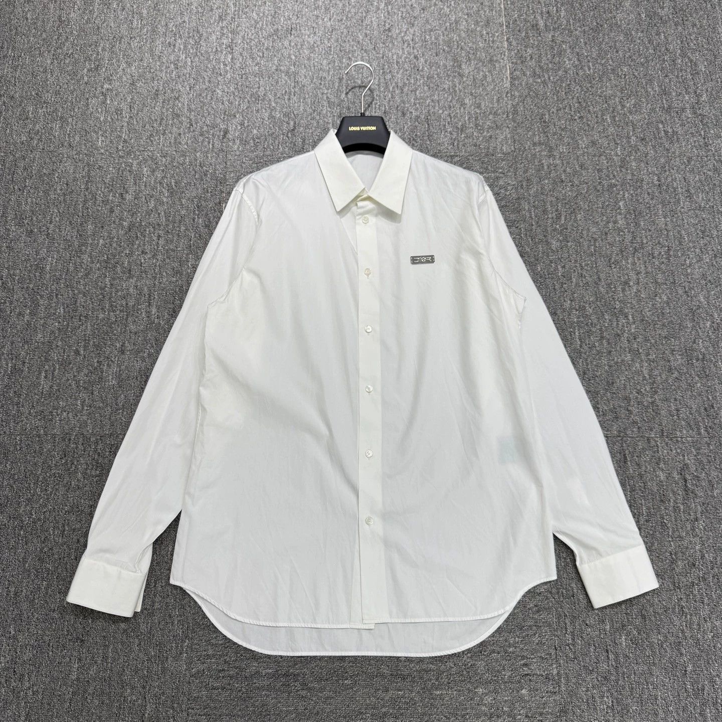 Dior White Long Sleeve Button-Up Shirt Size US M / EU 48-50 / 2 - 1 Thumbnail