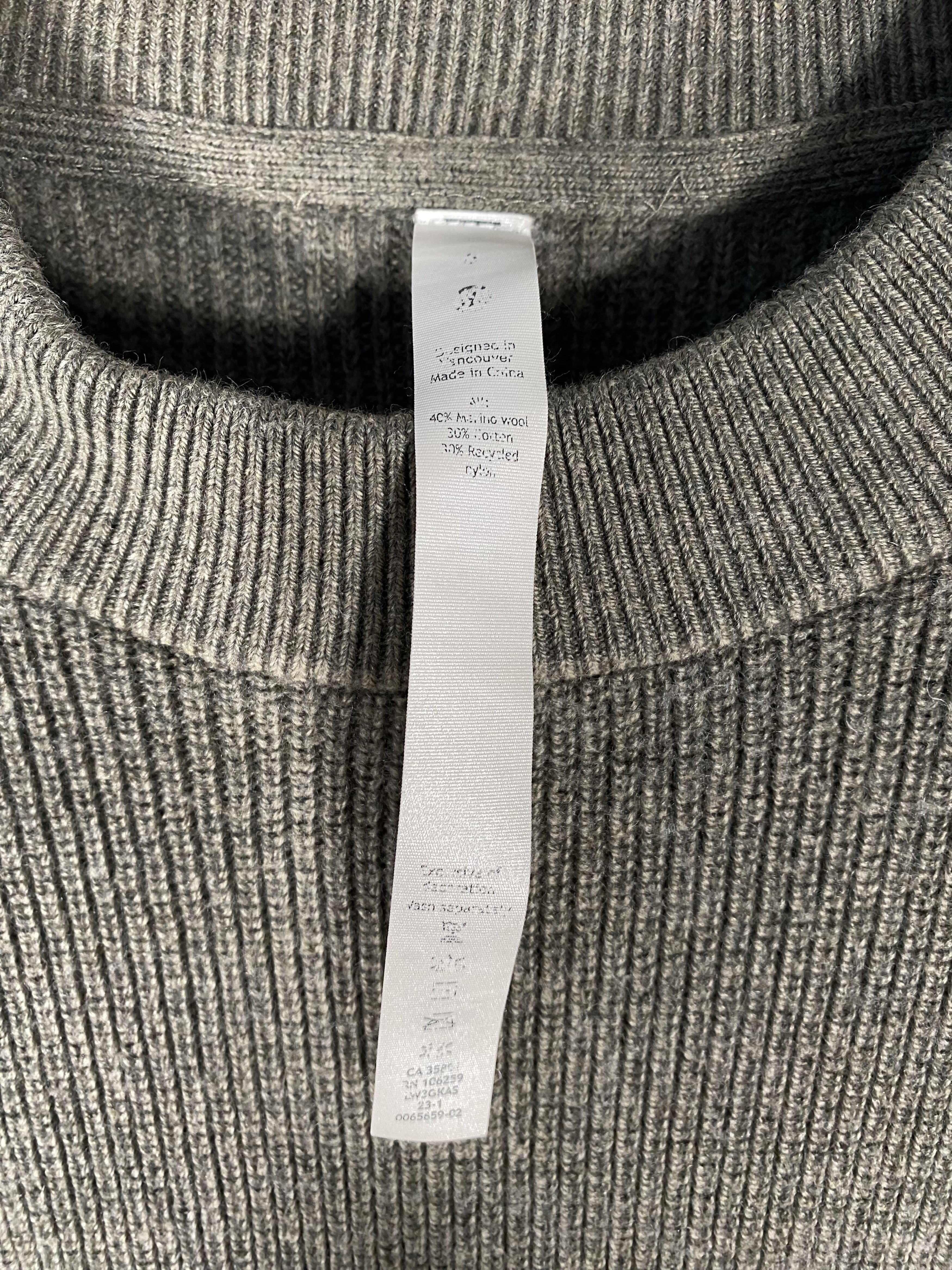 Lululemon Lululemon Merino Wool-Blend Ribbed Crewneck Sweater Size M / US 6-8 / IT 42-44 - 2 Thumbnail