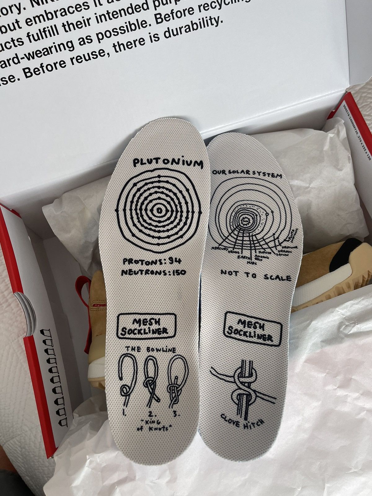 Nike × Tom Sachs Tom Sachs NikeCraft Mars Yard 3.0 US12 Size US 12 / EU 45 - 3 Thumbnail