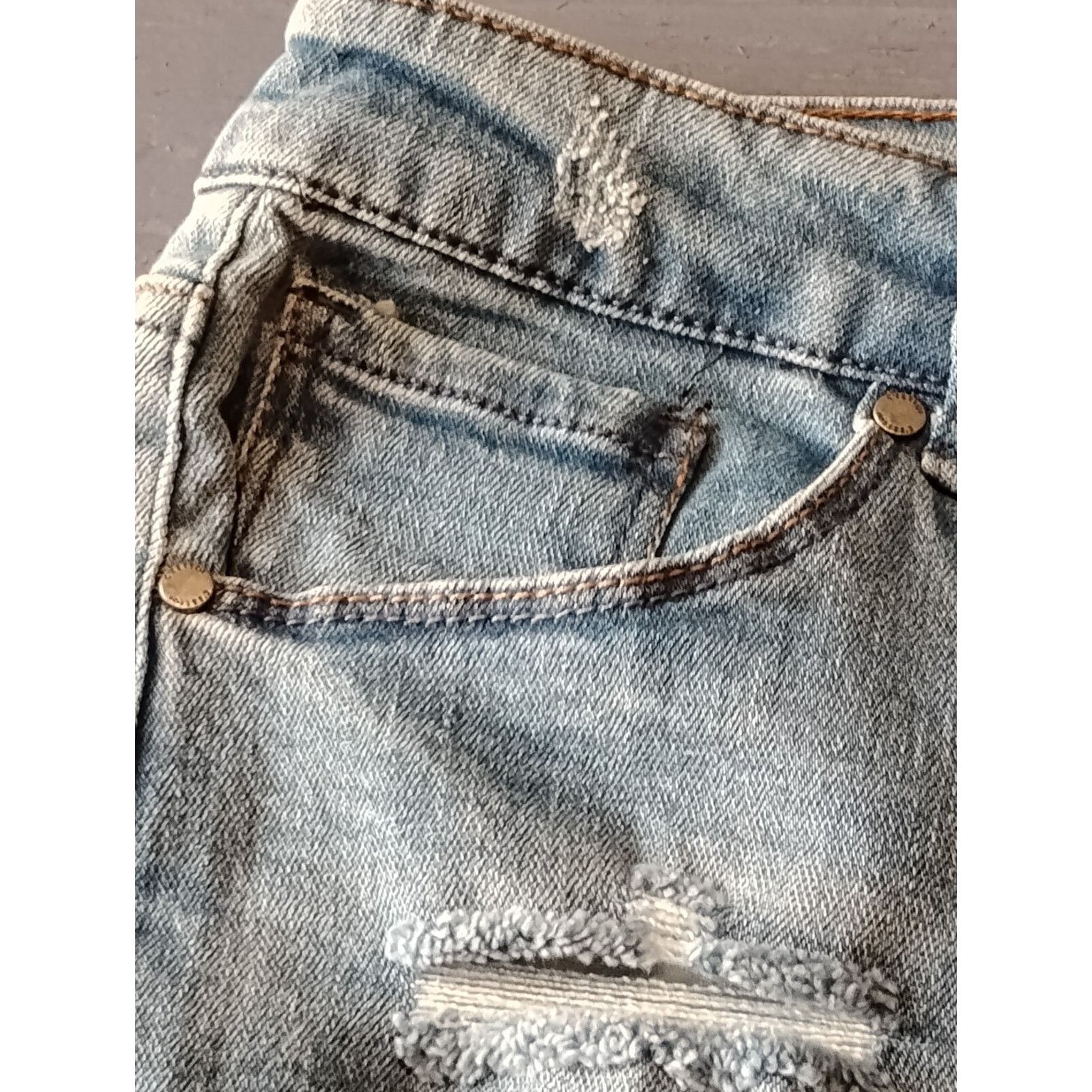 Black Label Black Label C' Est Toi Women's (Medium) Denim Shorts Size 34" / US 12 / IT 48 - 7 Thumbnail