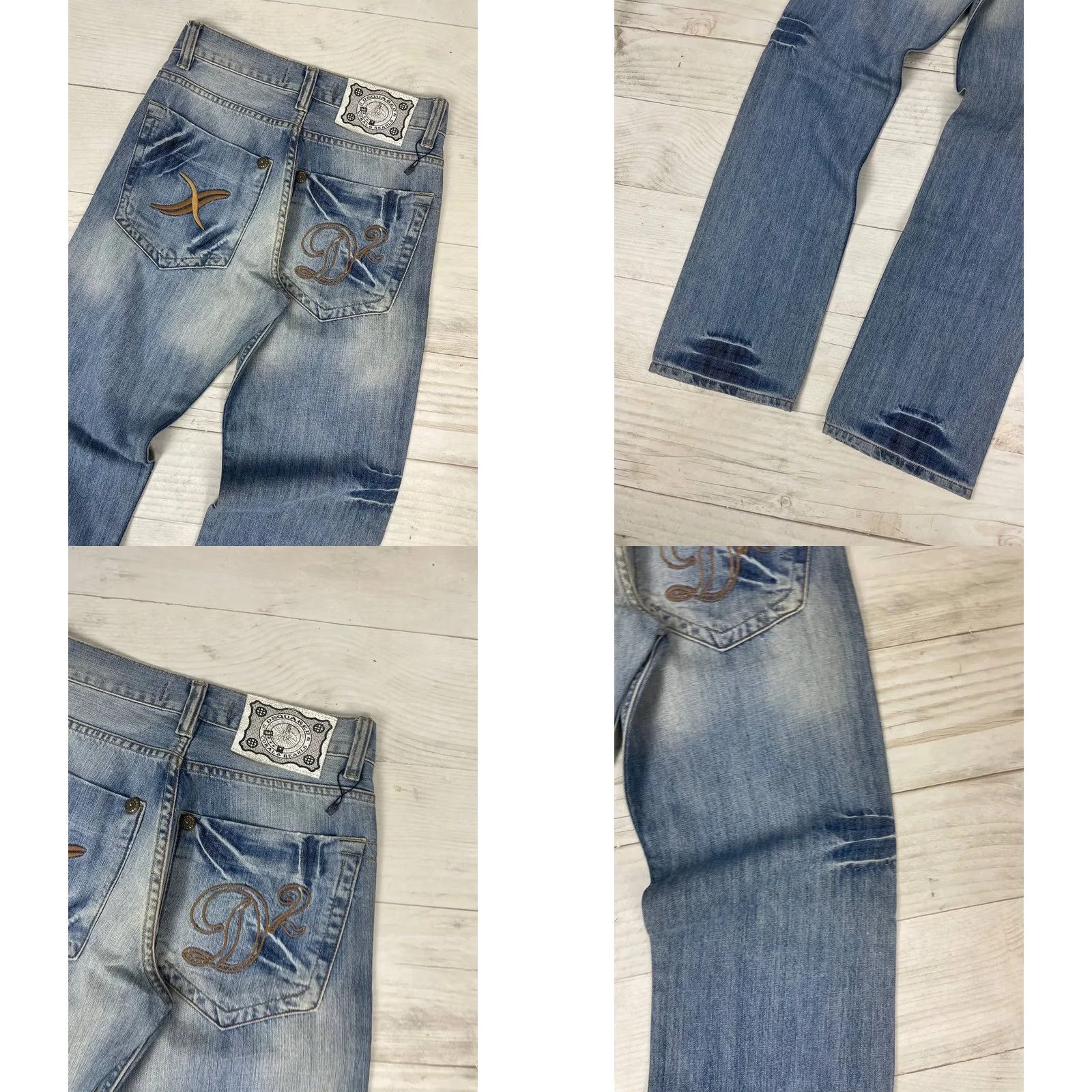 Dsquared2 Dsquared2 Jeans Baggy Logo Blue Size 29x34 90s Mens Size US 29 - 9 Thumbnail
