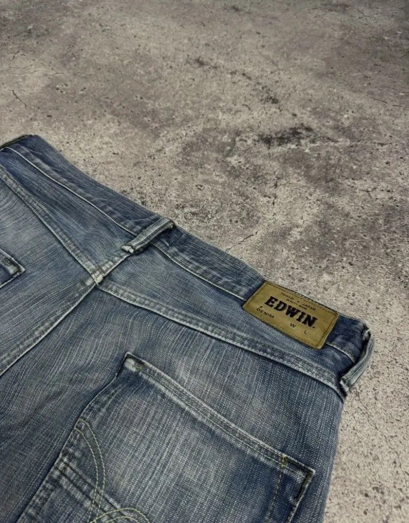 Edwin × Japanese Brand Edwin Vintage Pants Jeans Japanese W34 Light Wash Faded Size US 34 / EU 50 - 9 Thumbnail