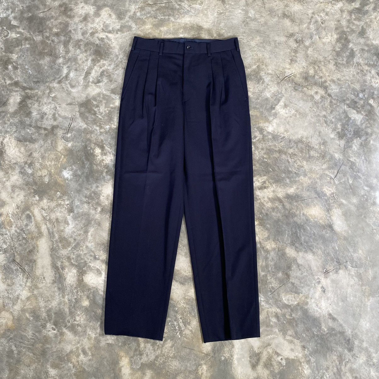 Comme des Garcons Homme AD 2002 Comme Des Garcons Homme Wool Trouser Size US 30 / EU 46 - 1 Thumbnail