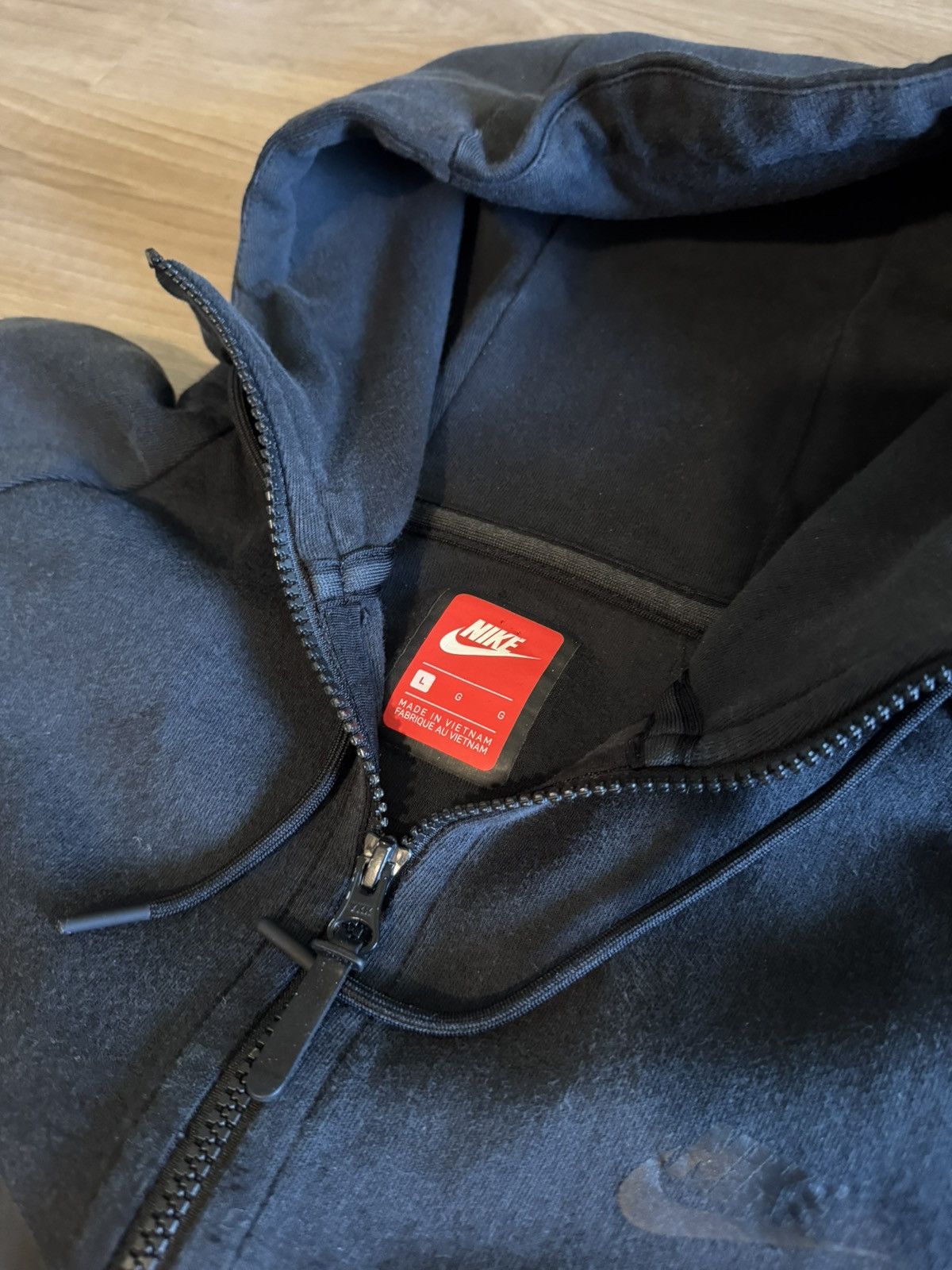 Nike Nike Tech Fleece Black Zip Up L Size US L / EU 52-54 / 3 - 3 Thumbnail