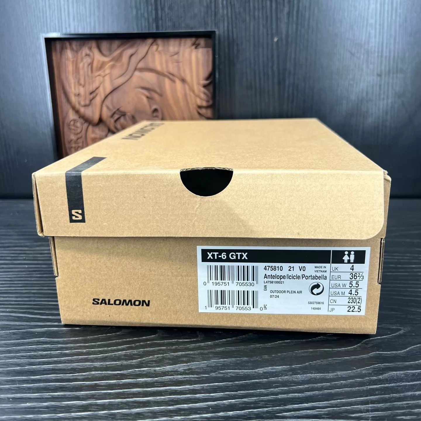 Salomon Salomon XT-6 Green Mushroom Brown 36.5 Mint Size US 5.5 / IT 35.5 - 9 Thumbnail