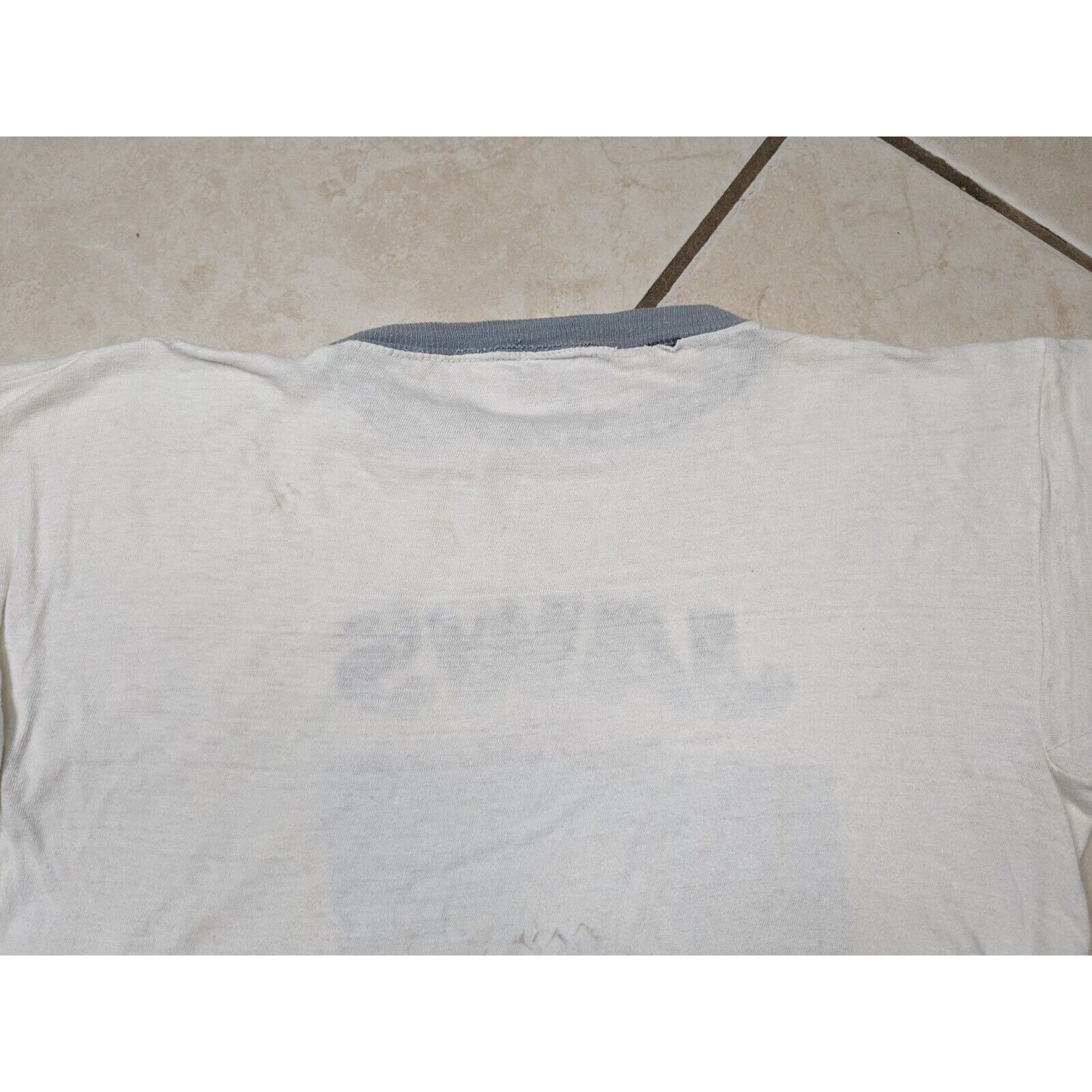 Other Vtg 1970s Jaws Promo Ringer T Shirt Horror Steven Spielberg Size US S / EU 44-46 / 1 - 13 Thumbnail