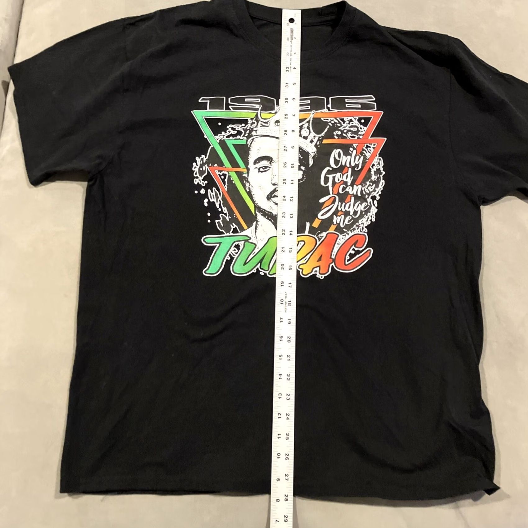 Vintage VINTAGE RARE TUPAC ONLY GOD CAN JUDGE ME Graphic T Shirt XL Black Mens Short Sleeve Shirt L / XL Size US XL / EU 56 / 4 - 4 Thumbnail
