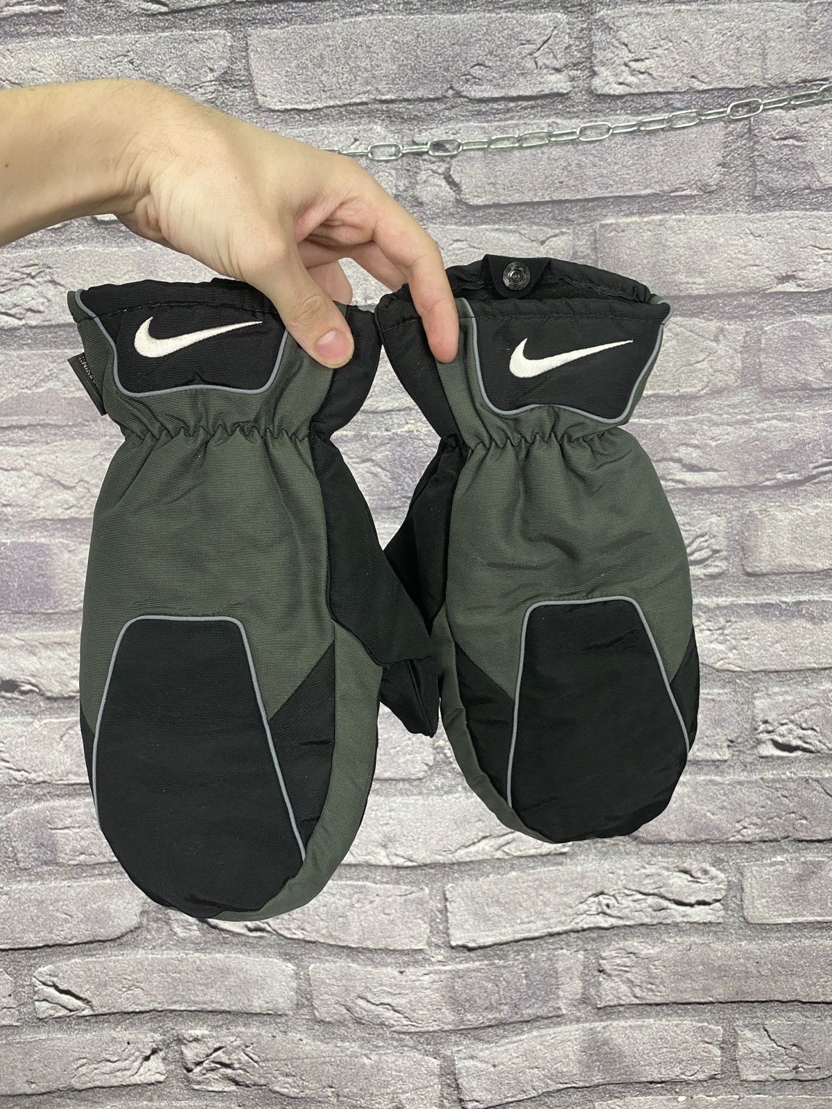 Vintage Vintage very rare gloves Nike acg swoosh y2k original Size ONE SIZE - 1 Thumbnail