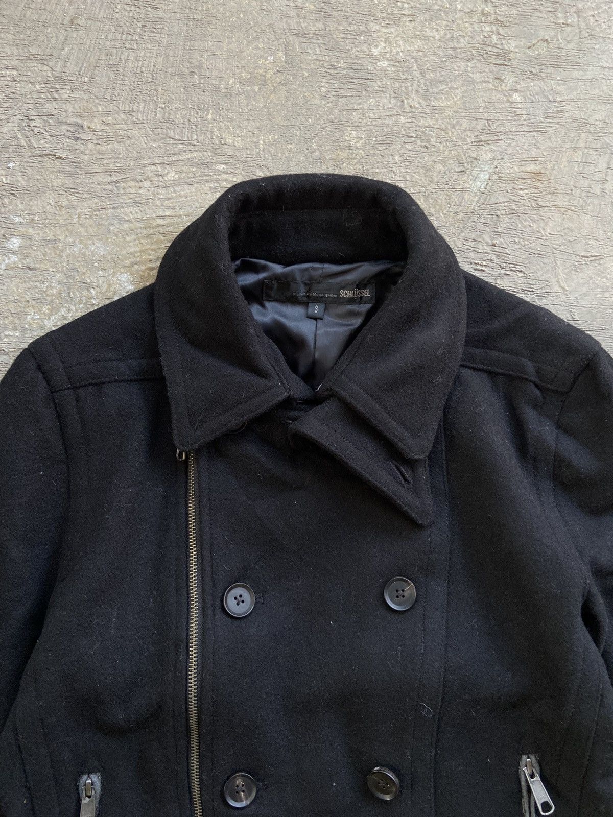 Schlussel 2000s Schlussel - Vkei Style Wool Riders Jacket Size US M / EU 48-50 / 2 - 3 Thumbnail
