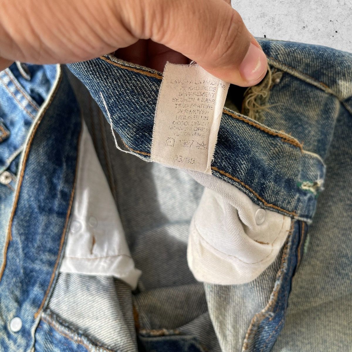 Tommy Hilfiger 🔥Tommy Hilfiger Distressed Denim W28 🔥 Size US 28 / EU 44 - 8 Thumbnail