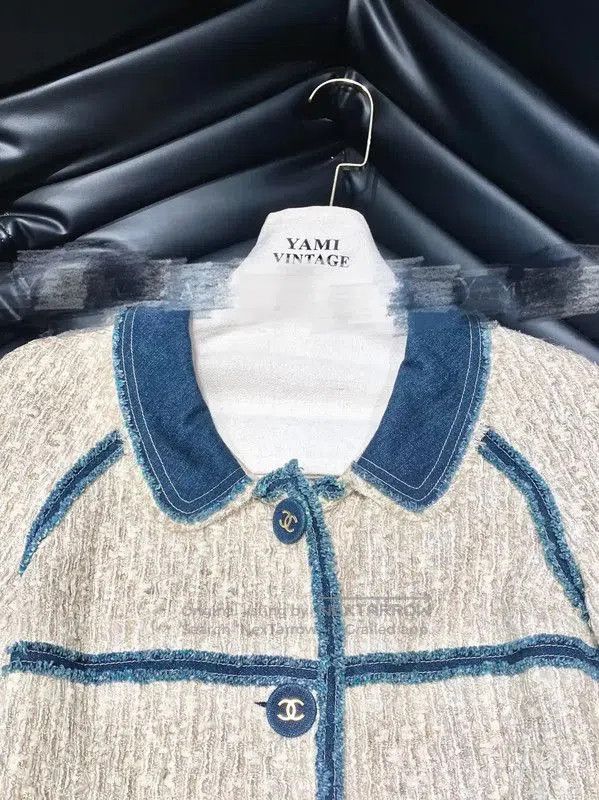 Chanel Chanel Beige Wool Embroidered Women's Jacket . Size M / US 6-8 / IT 42-44 - 7 Thumbnail