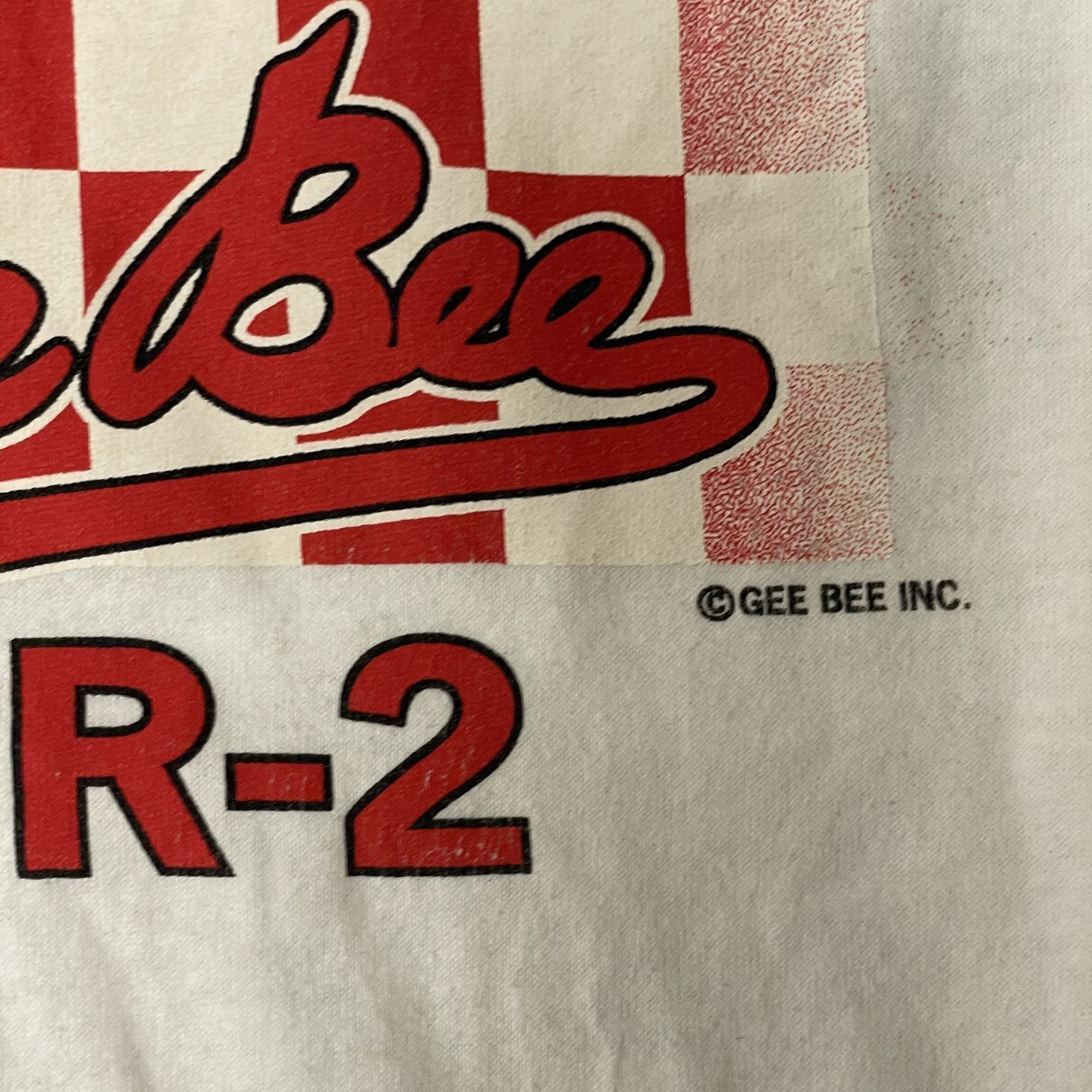 Fruit Of The Loom Vtg Delmar Benjamin Signed 1995 Gee Bee Airplane T Shirt Size US L / EU 52-54 / 3 - 3 Thumbnail