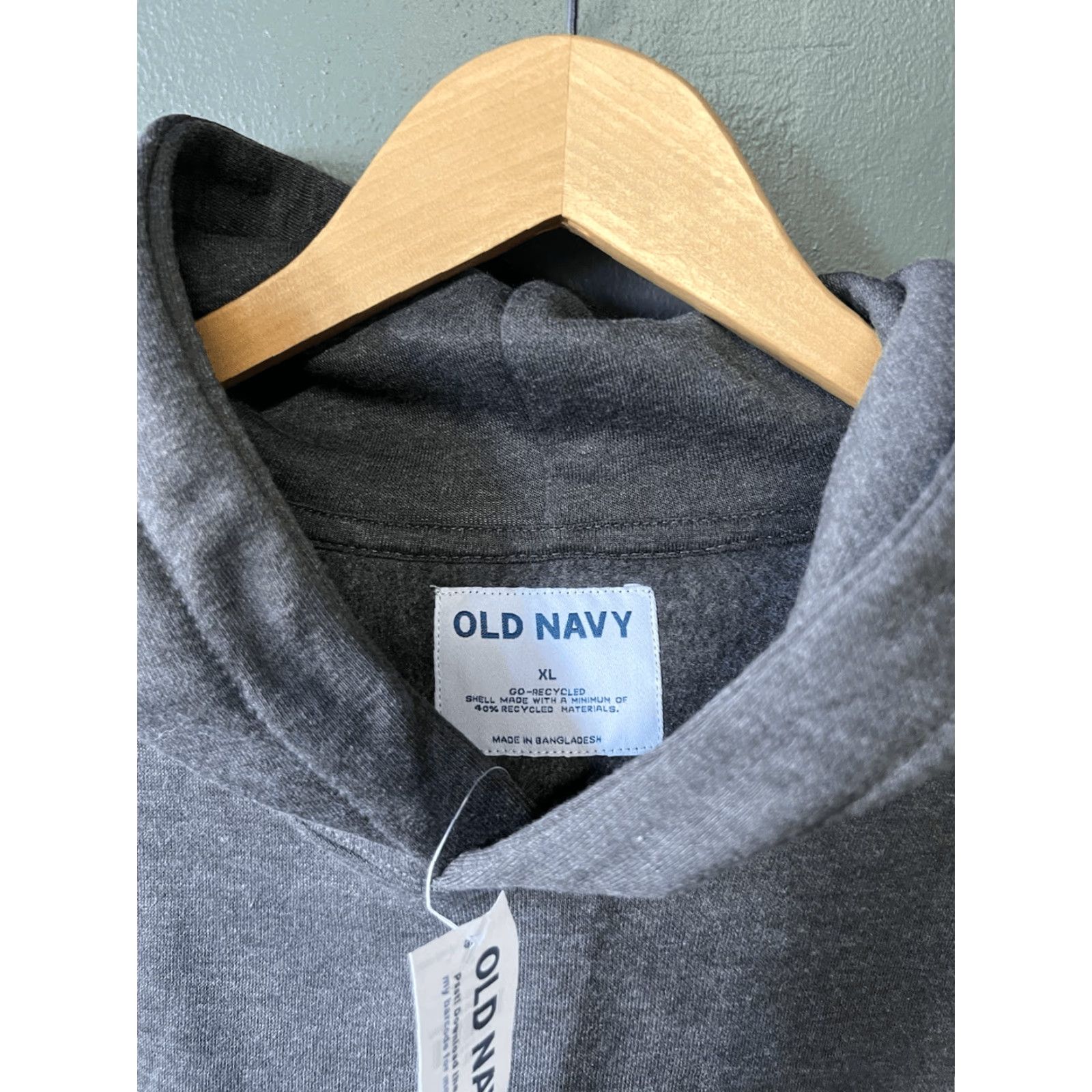 Old Navy Old Navy Mens Gray Pullover Hooded Sweatshirt Size XL NWT Size US XL / EU 56 / 4 - 3 Thumbnail