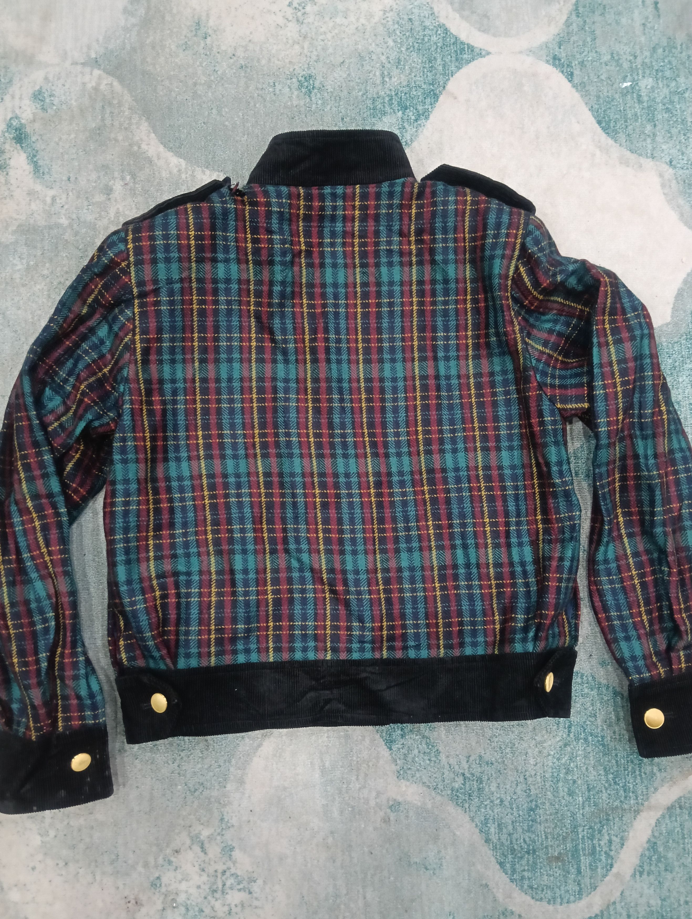 Saint Laurent Paris × Yves Saint Laurent Vintage Yves Saint Laurent Checkered Jacket Size M / US 6-8 / IT 42-44 - 5 Thumbnail