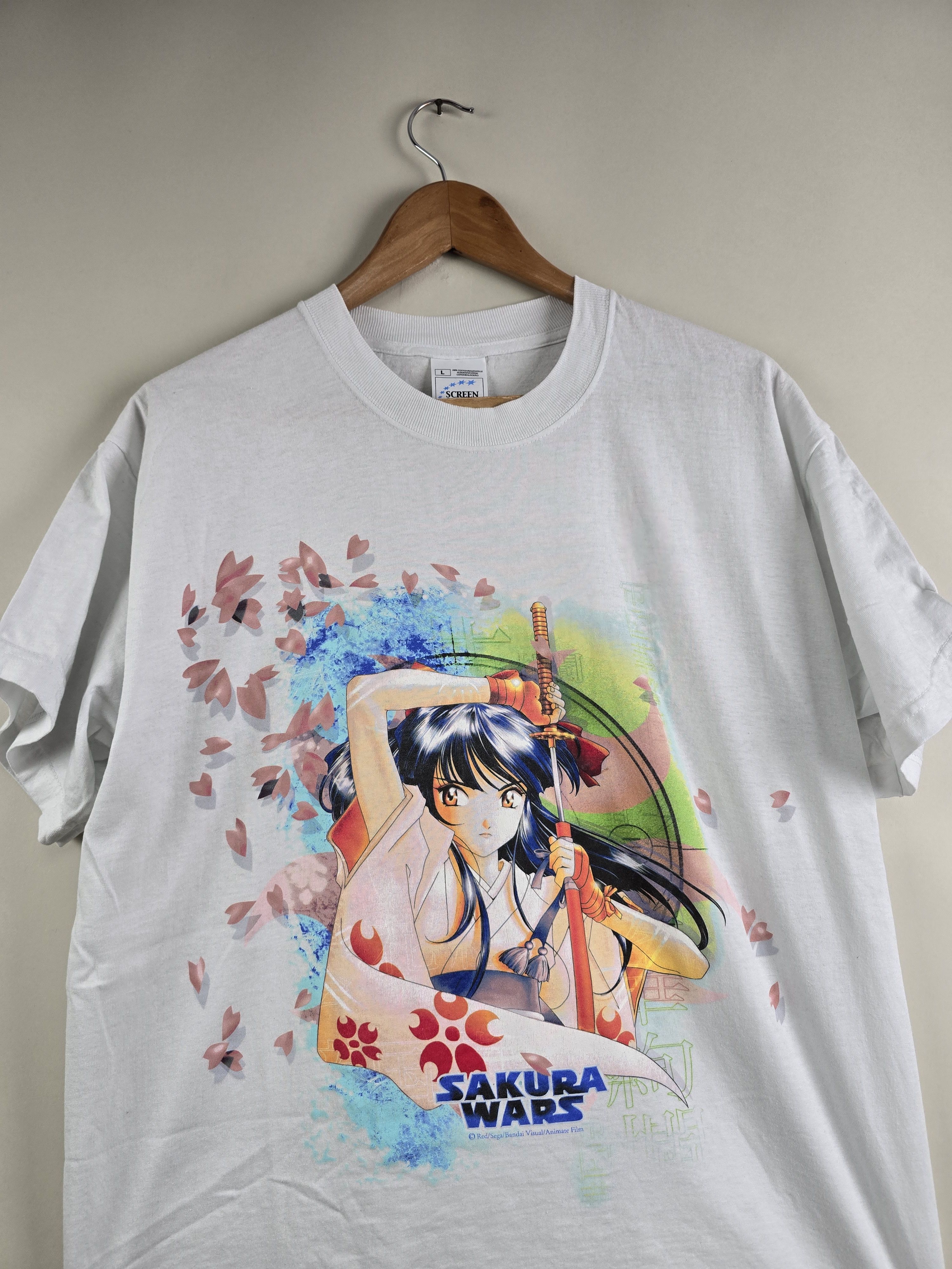 2000 Sakura Wars Anime tee L 22 28.5