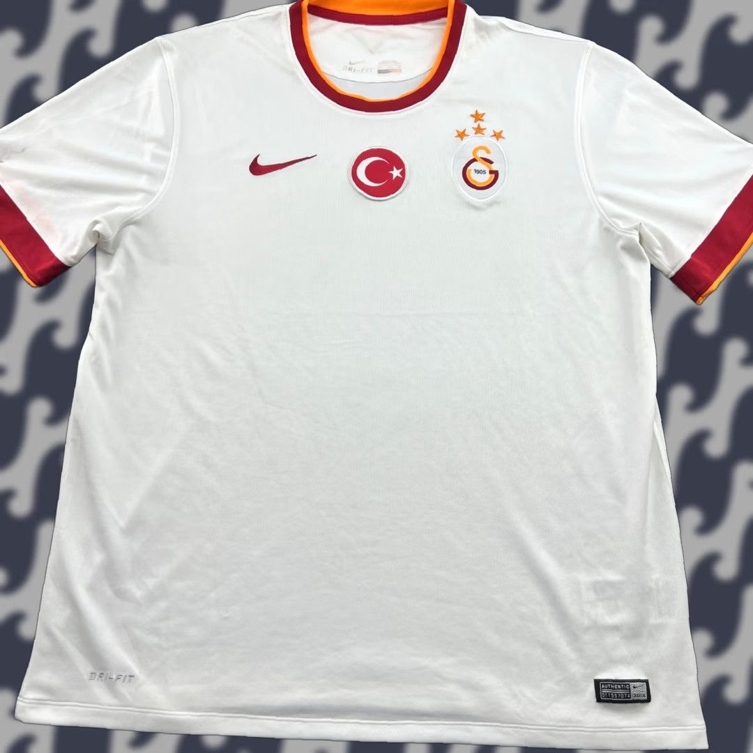 Nike Nike Galatasaray 2014 2015 Away Football Jersey Mens XL Shirt White Size US XL / EU 56 / 4 - 1 Thumbnail