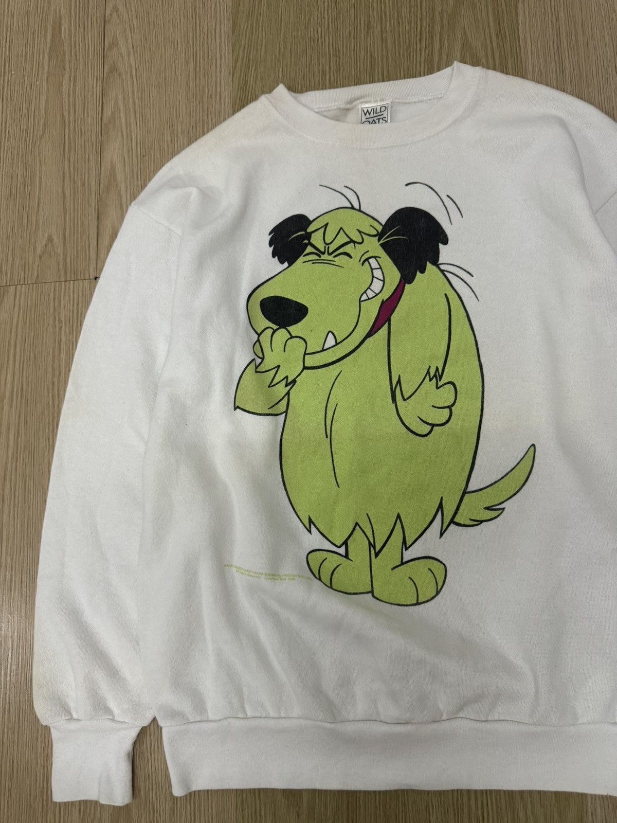 Cartoon Network × Vintage Vintage 90’s Wecky Race mirror print sweatshirt Size US L / EU 52-54 / 3 - 4 Thumbnail