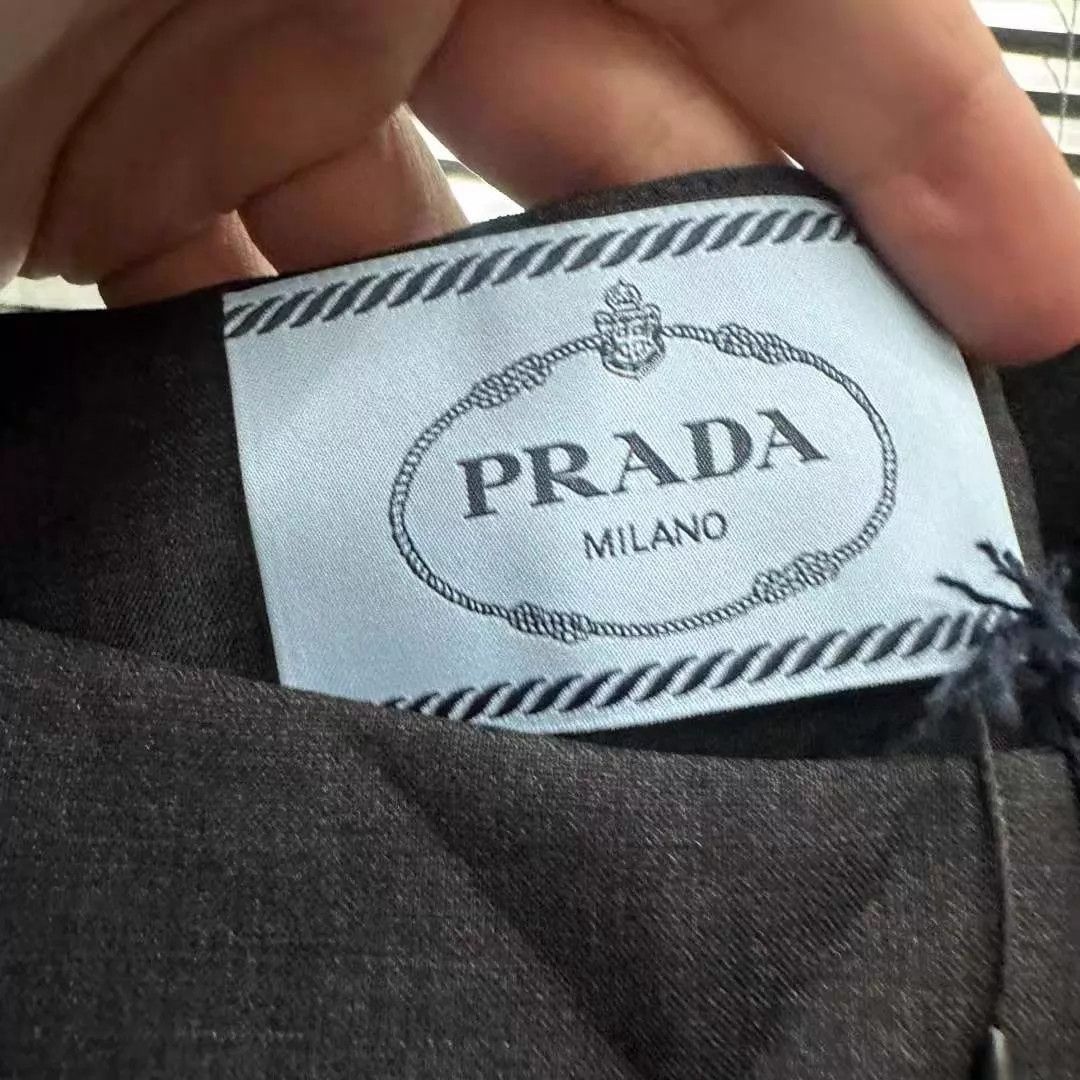 Prada Prada Metal Triangle Logo Dress 38 New With Tags Size XS / US 0-2 / IT 36-38 - 2 Thumbnail