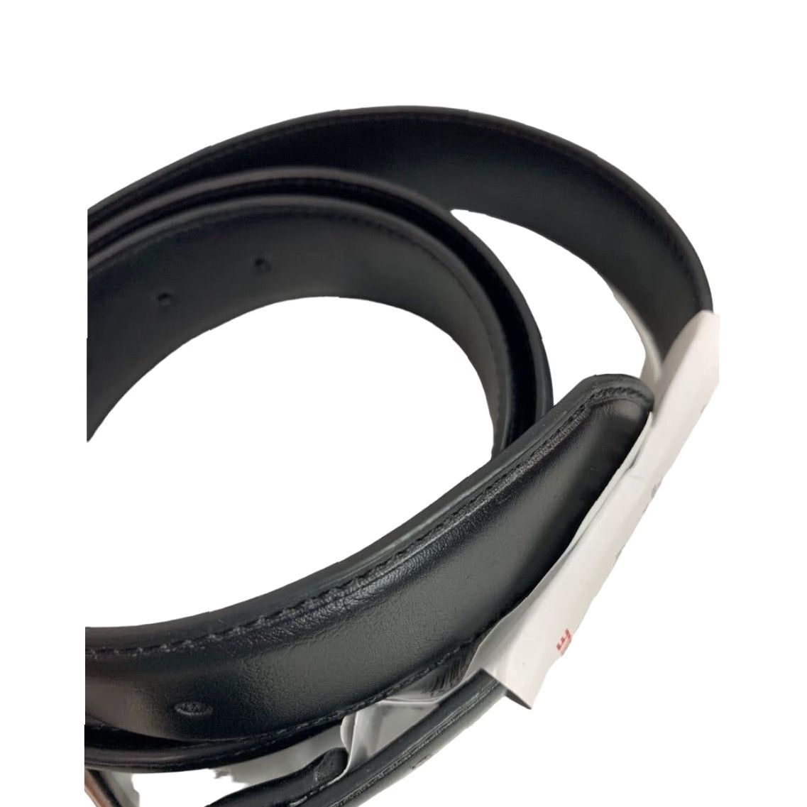 Nine West Nine West Belt Men's XL Black Vegan Leather Sustainable Luxury Belt Size ONE SIZE - 6 Thumbnail