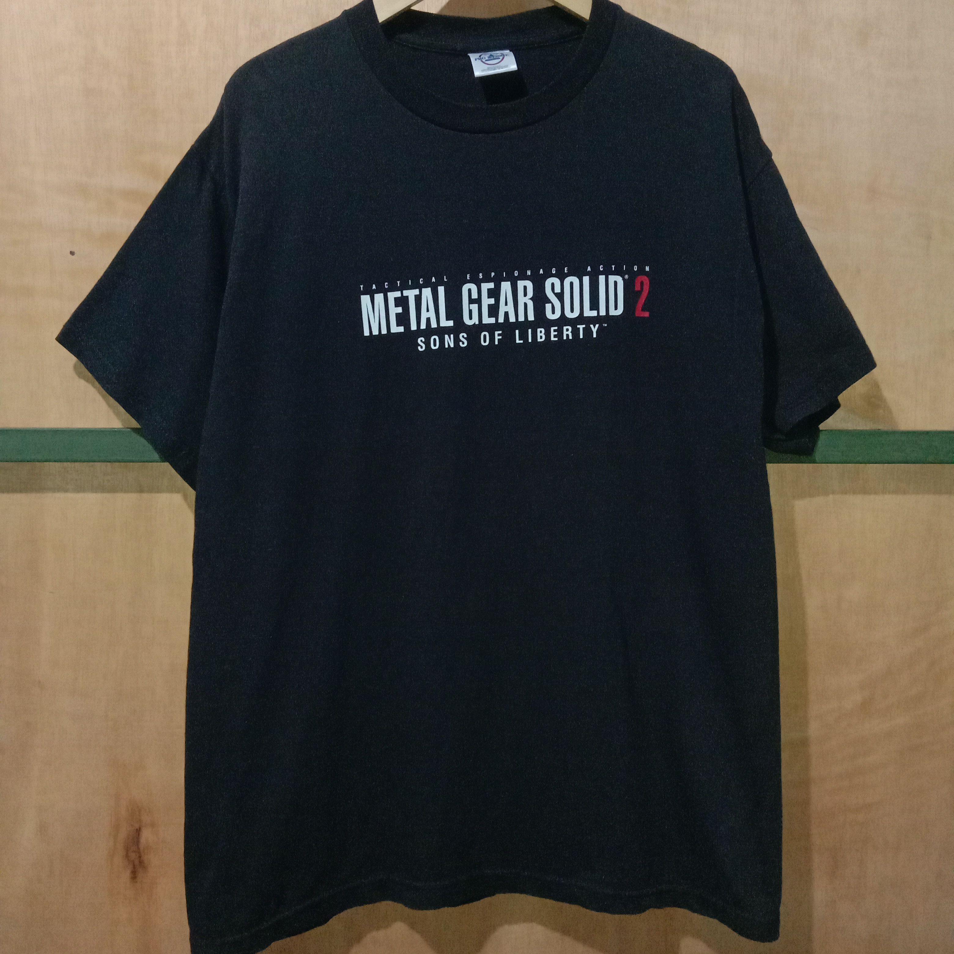 Metal Gear Solid 2: Sons of Liberty (2001) T-Shirt Game Rare