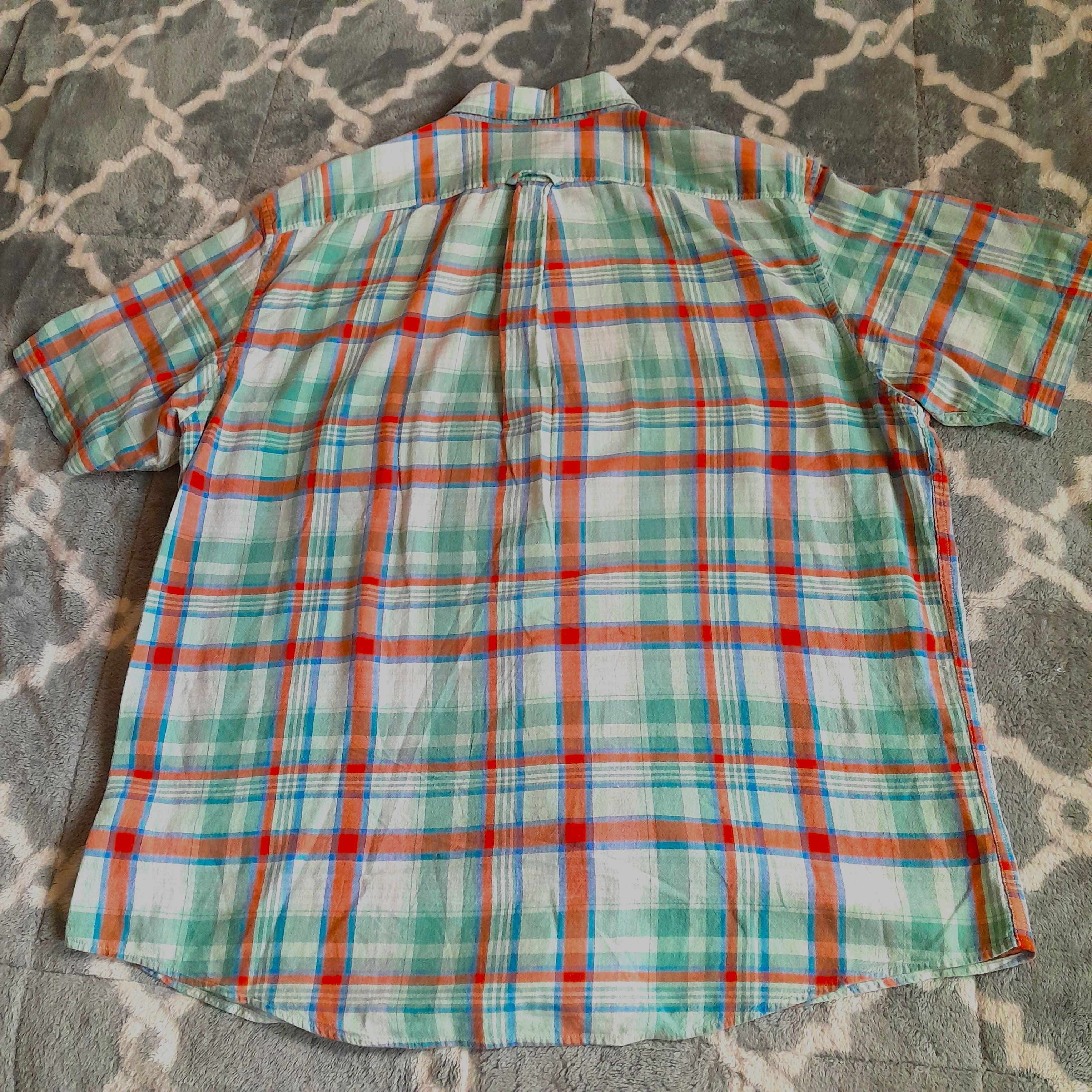 Lands' End Lands' End Shirt Men’s Plaid Multicolor Button-Down Size US L / EU 52-54 / 3 - 5 Thumbnail