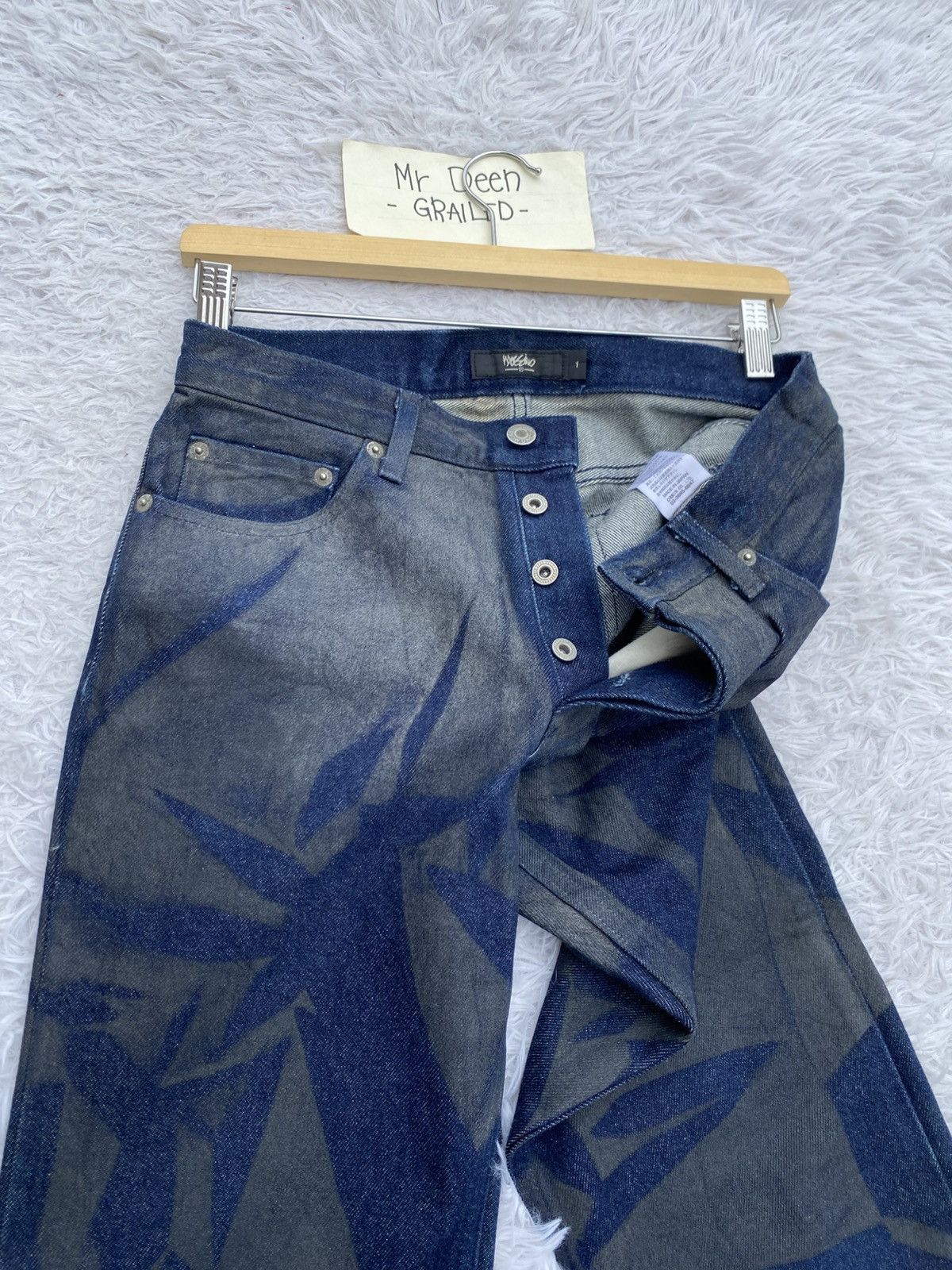 Mossimo MASSIMO Rare Design Pattern Blue Jeans/Denim Size US 28 / EU 44 - 9 Thumbnail