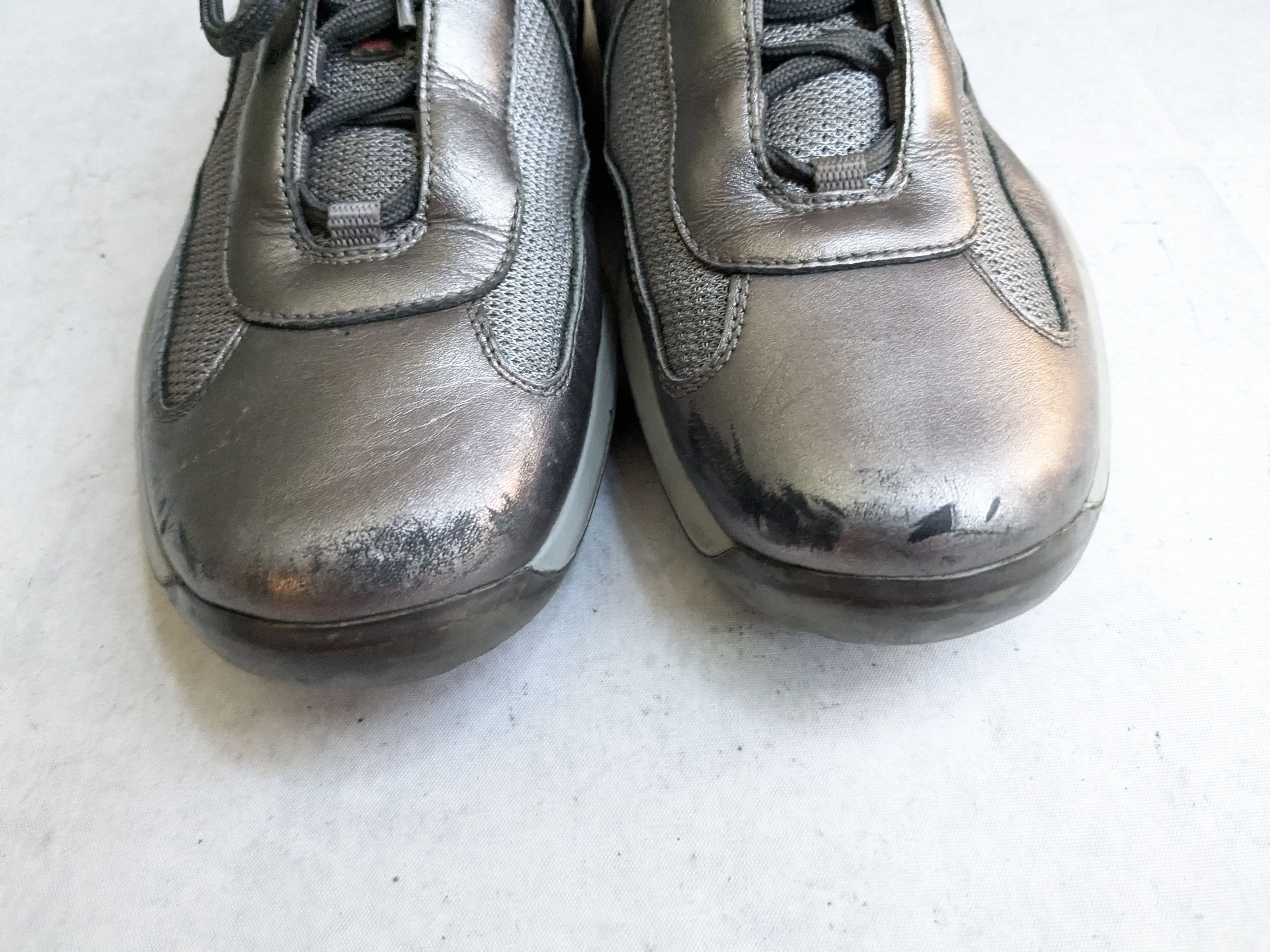 Prada Prada America's Cup Sneakers Silver 9 Low Tops Size US 9 / EU 42 - 3 Thumbnail