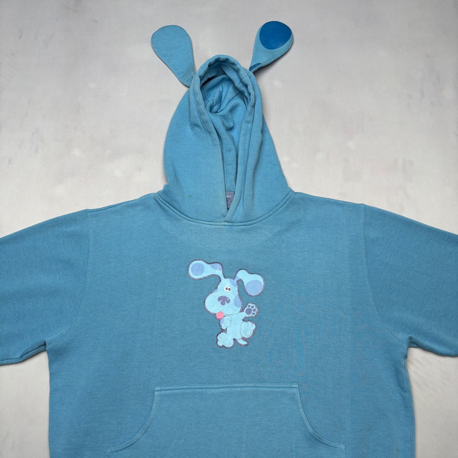 Vintage Vintage 2001 Blues Clues Hoodie Ears Kidcore 2XL RARE Size US XXL / EU 58 / 5 - 2 Thumbnail