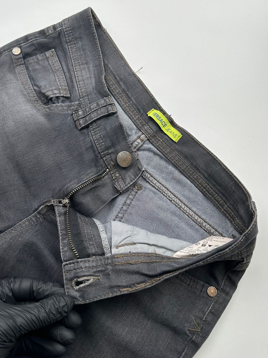 Versace Versace Vintage Zipped Skinny Jeans (151) Size 27" / US 4 / IT 40 - 5 Thumbnail