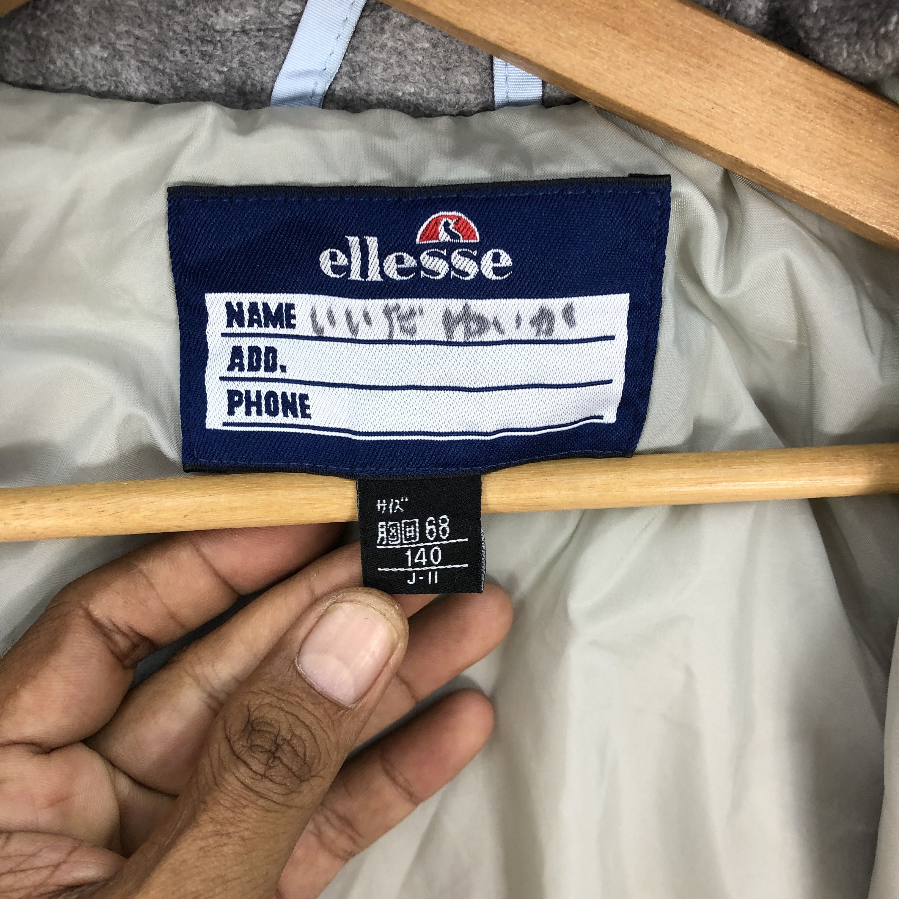Ellesse × Vintage Vintage 90s Ellesse Hoodie Windbreaker Zipper Jacket Size S / US 4 / IT 40 - 8 Thumbnail