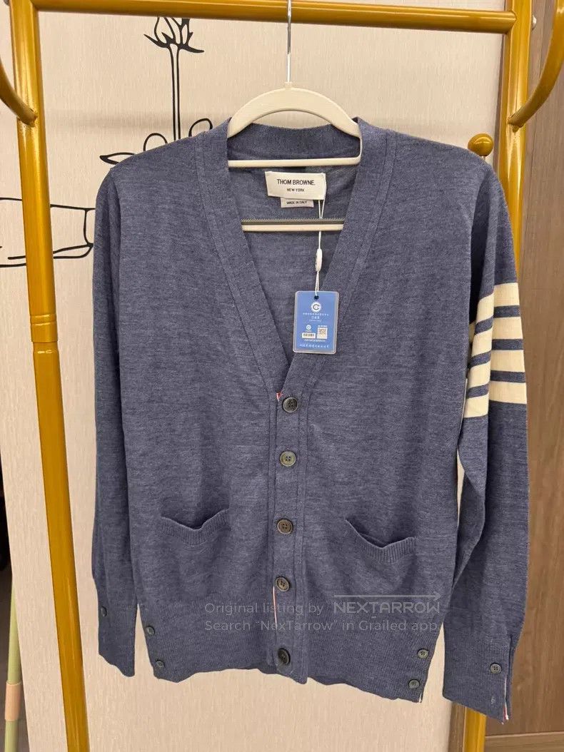 Thom Browne Thom Browne Wool Cardigan Jacket Size US XS / EU 42 / 0 - 1 Thumbnail