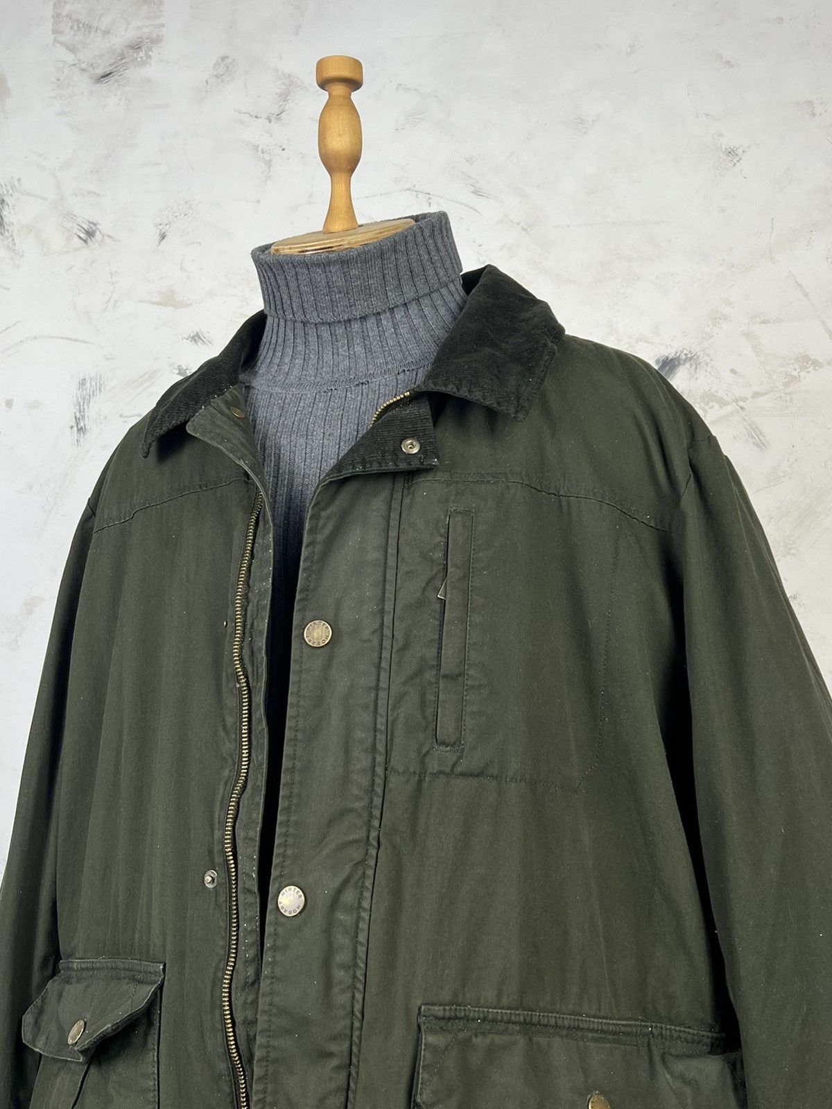 Hunter Vintage Hunter + Hobart Waxed Jacket Size XL- XXL Size US XXL / EU 58 / 5 - 4 Thumbnail