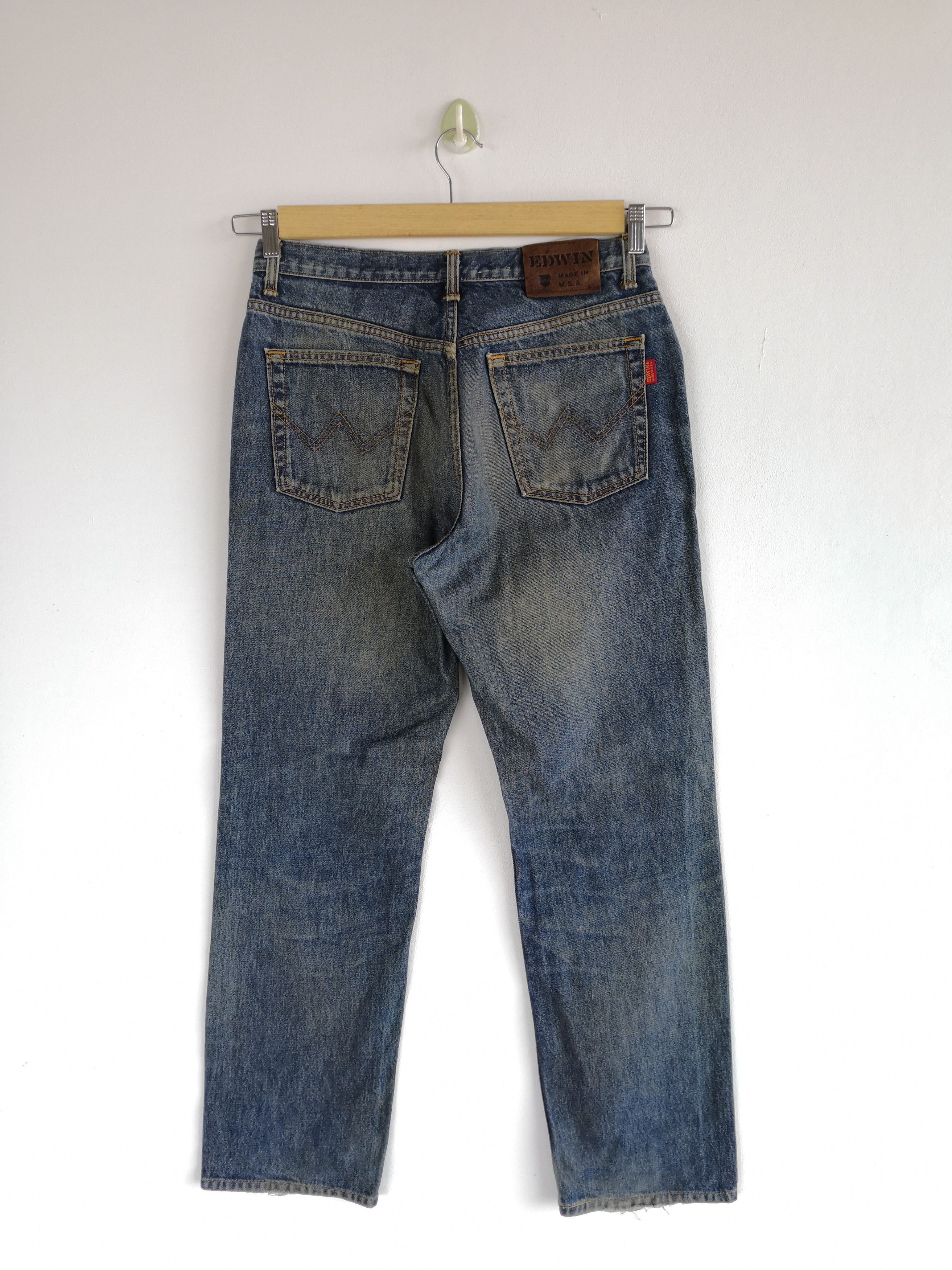 Edwin Distressed Rusty Japanese Jeans Vintage Japanese Denim Pants Size US 30 / EU 46 - 2 Thumbnail