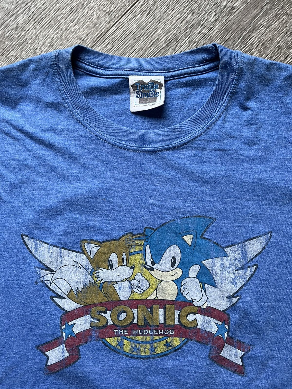 Nintendo × Playstation × Vintage Vintage Sega Sonic The Hedgehog Shadow Video Games Movie Tee Size US L / EU 52-54 / 3 - 3 Thumbnail