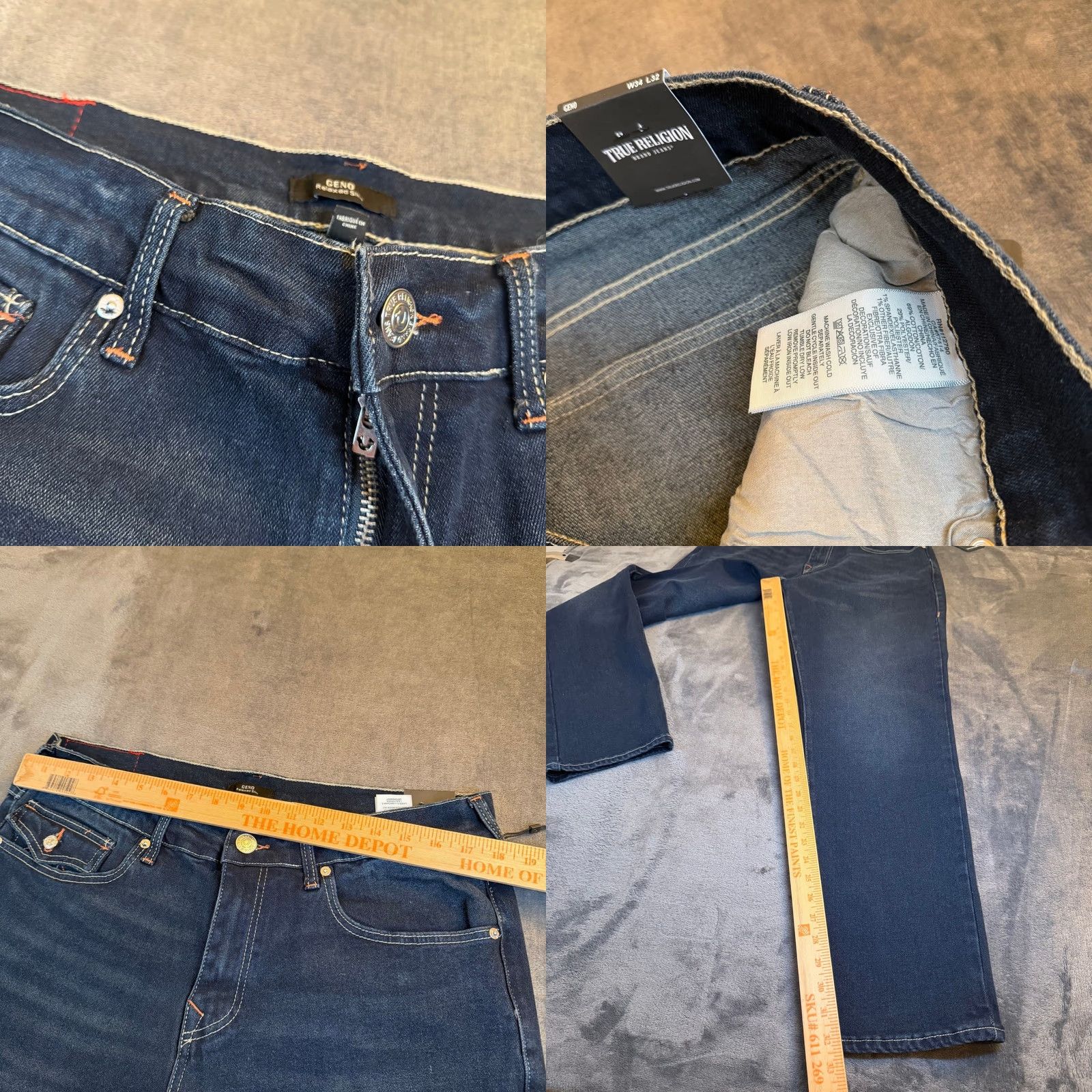 True Religion VINTAGE? No. Size US 34 / EU 50 - 8 Thumbnail
