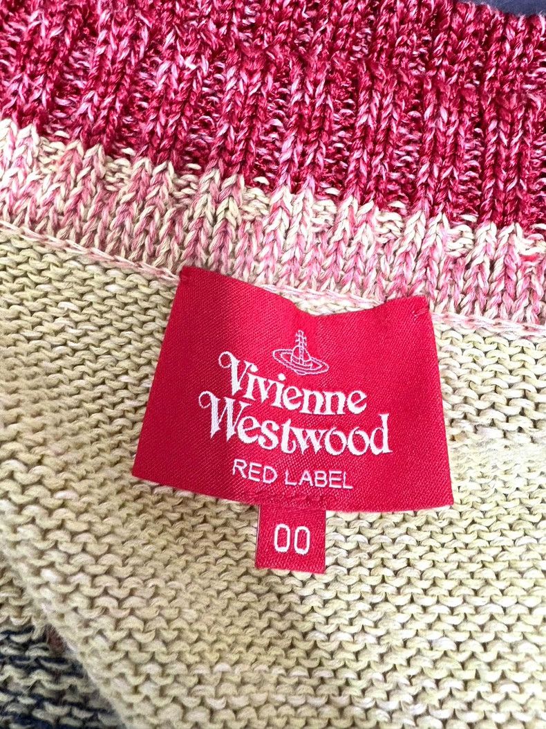 Vivienne Westwood Vivienne Westwood size00 Colorful openwork knit sweater Size M / US 6-8 / IT 42-44 - 6 Thumbnail