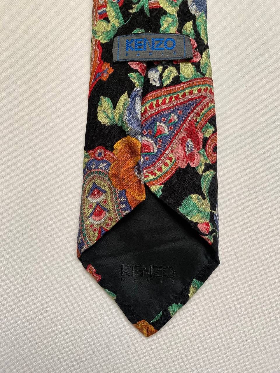 Kenzo Kenzo Cravatte Silk Tie Casual Design Luxury Size ONE SIZE - 2 Thumbnail
