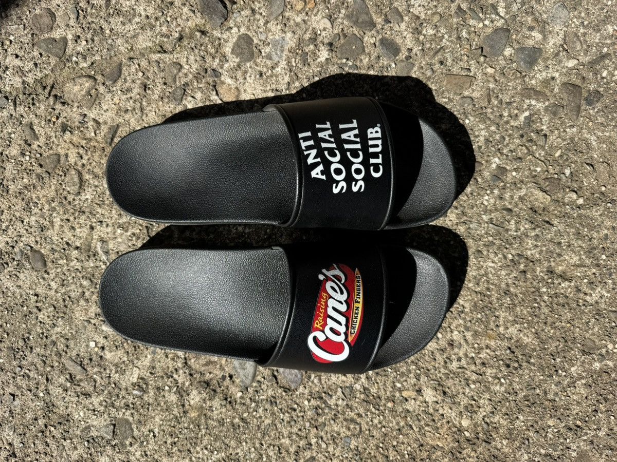 Anti Social Social Club Raising Canes x ASSC Slides (RARE) Size US 8.5 / EU 41-42 - 3 Thumbnail