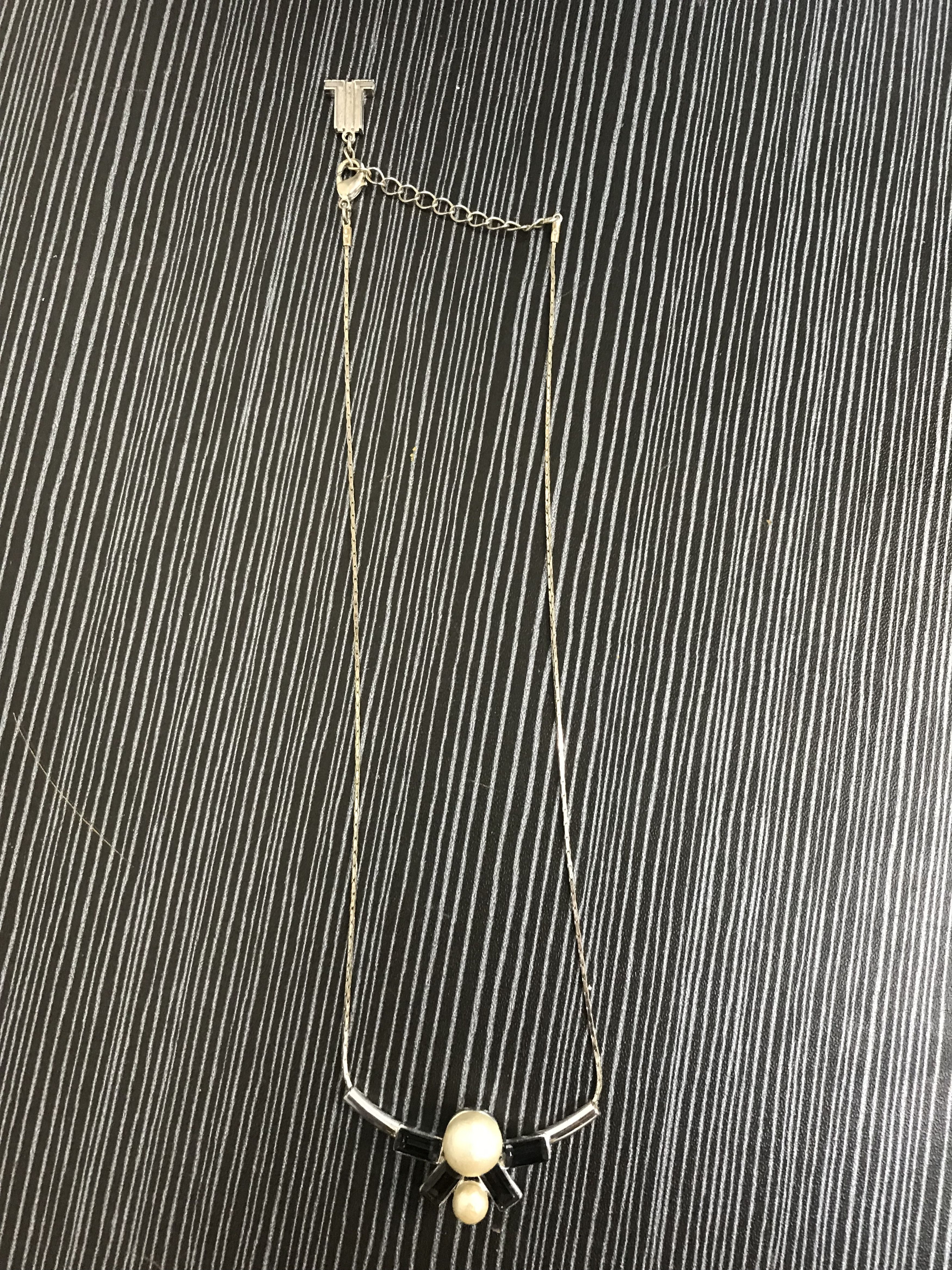 Lanvin Lanvin Silver Necklace Size ONE SIZE - 4 Thumbnail