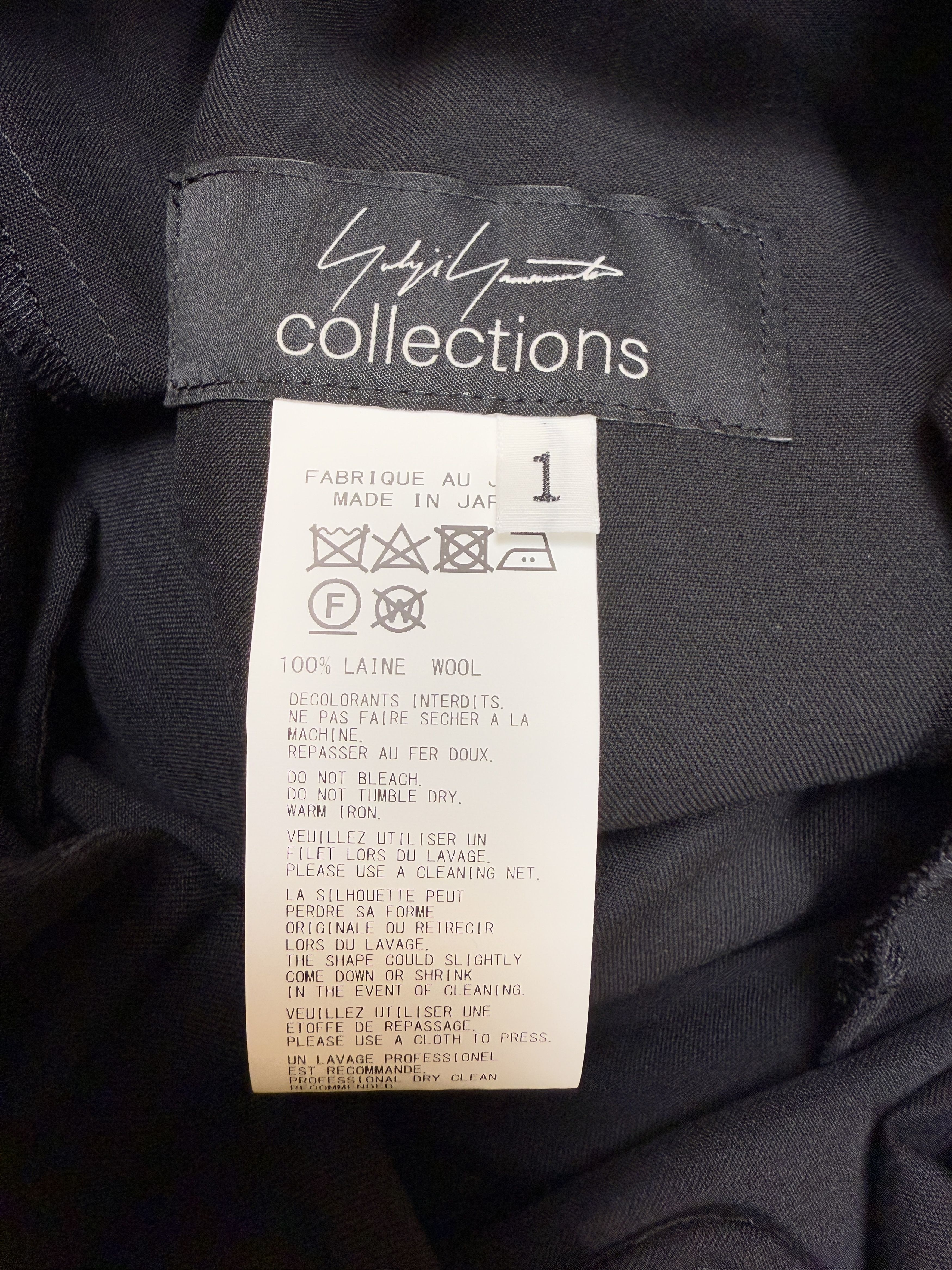 Yohji Yamamoto $1000 Yohji Yamamoto Tucked Hem Trousers Size 26" / US 2 / IT 38 - 9 Thumbnail