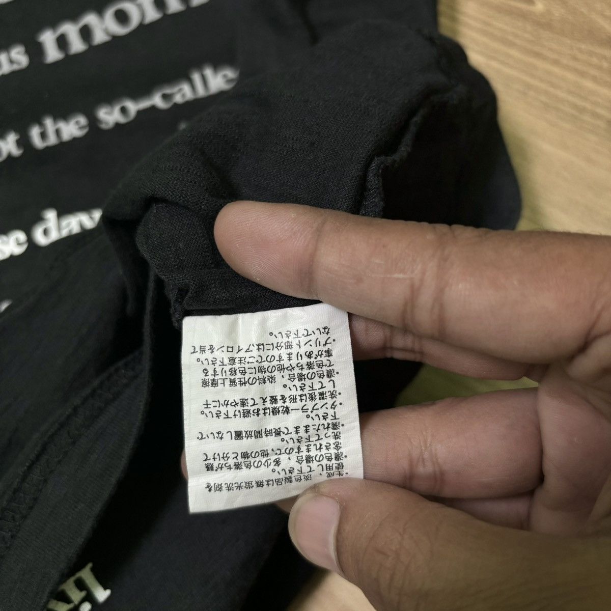 If Six Was Nine × Japanese Brand × Le Grande Bleu (L.G.B.) Japanese gothic Poem ifsixwas nine LGB style Size US L / EU 52-54 / 3 - 7 Thumbnail