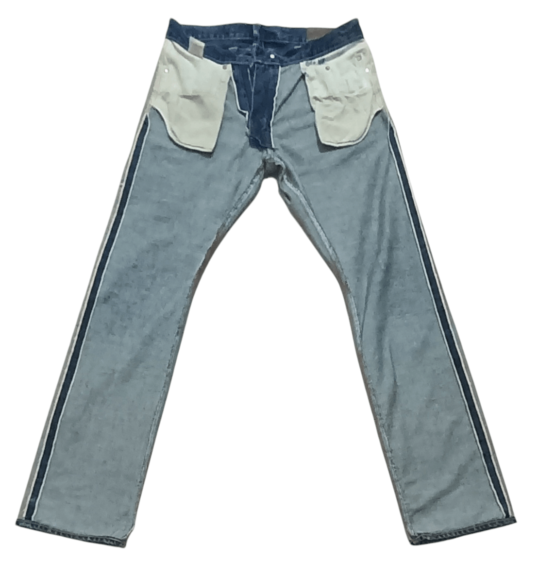 If Six Was Nine VINTAGE KNACKERED 402 HEATH JAPAN BLUE SELVEDGE 14oz DENIM Size US 32 / EU 48 - 9 Thumbnail