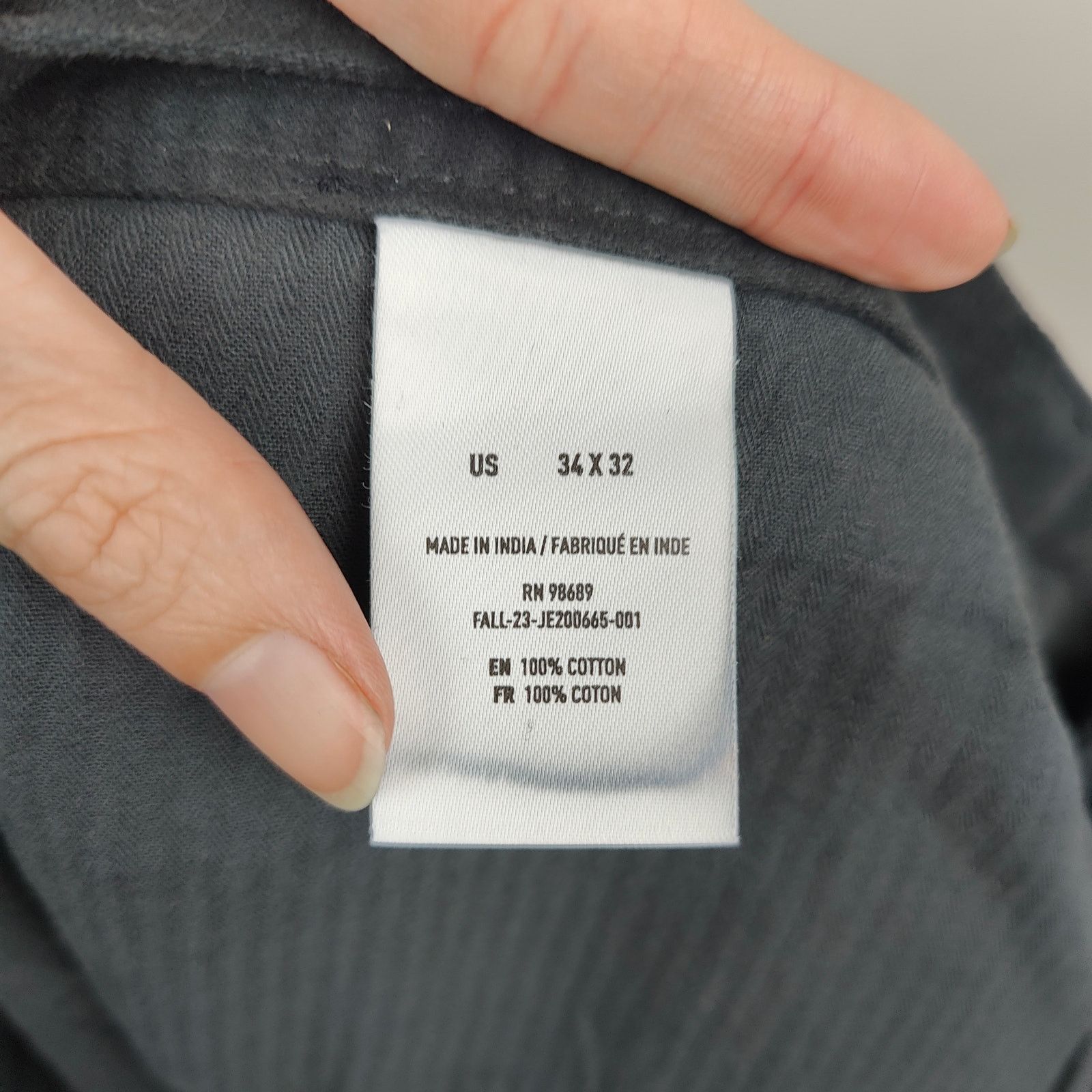 Todd Snyder Todd Snyder Relaxed Fit Carpenter Jeans Womens 34x34 Black Size US 34 / EU 50 - 11 Thumbnail